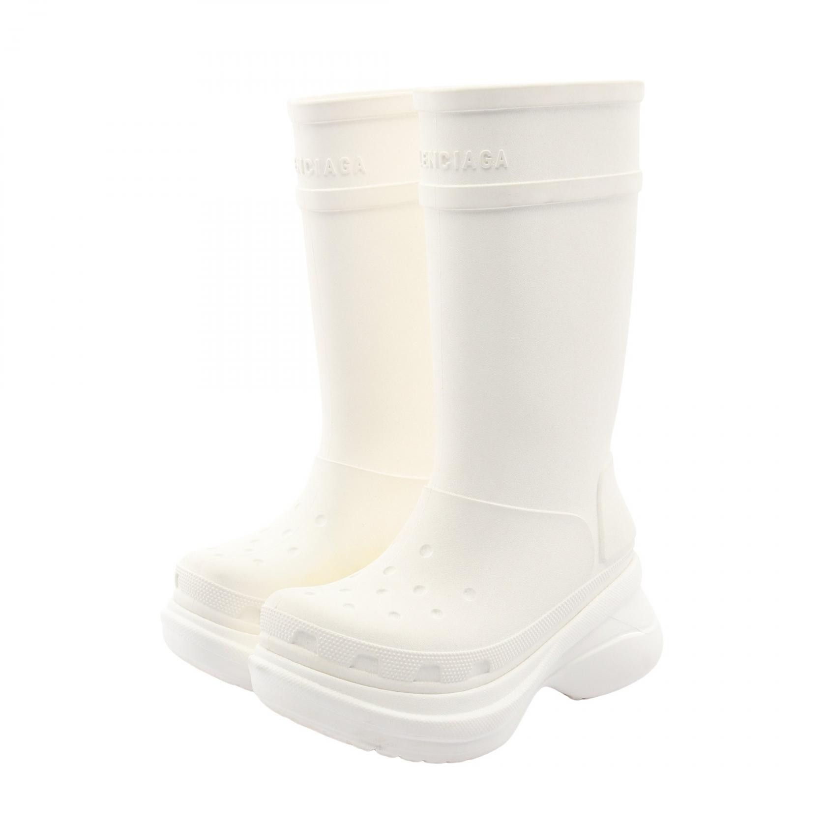 Balenciaga Balenciaga Balenciaga Crocs Rain Boots Plastic / Synthetic Shoes DUTY FREE for USA Size ONE SIZE - 1 Thumbnail