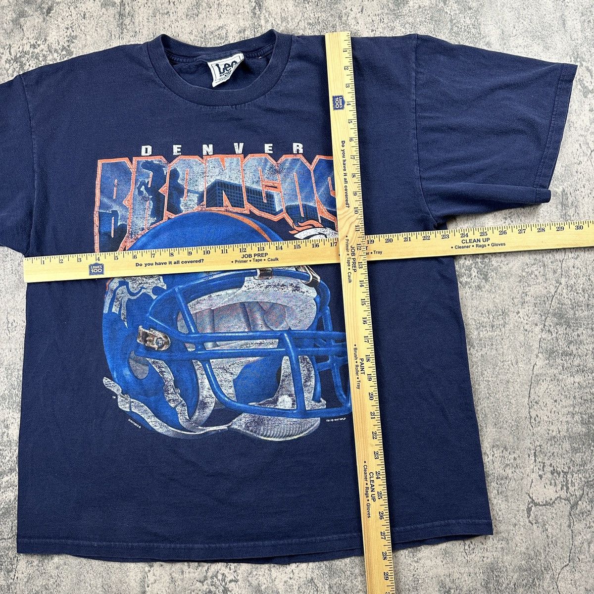 NFL × Vintage Vintage 90s Denver Broncos big logo print T Shirt Size US L / EU 52-54 / 3 - 6 Thumbnail