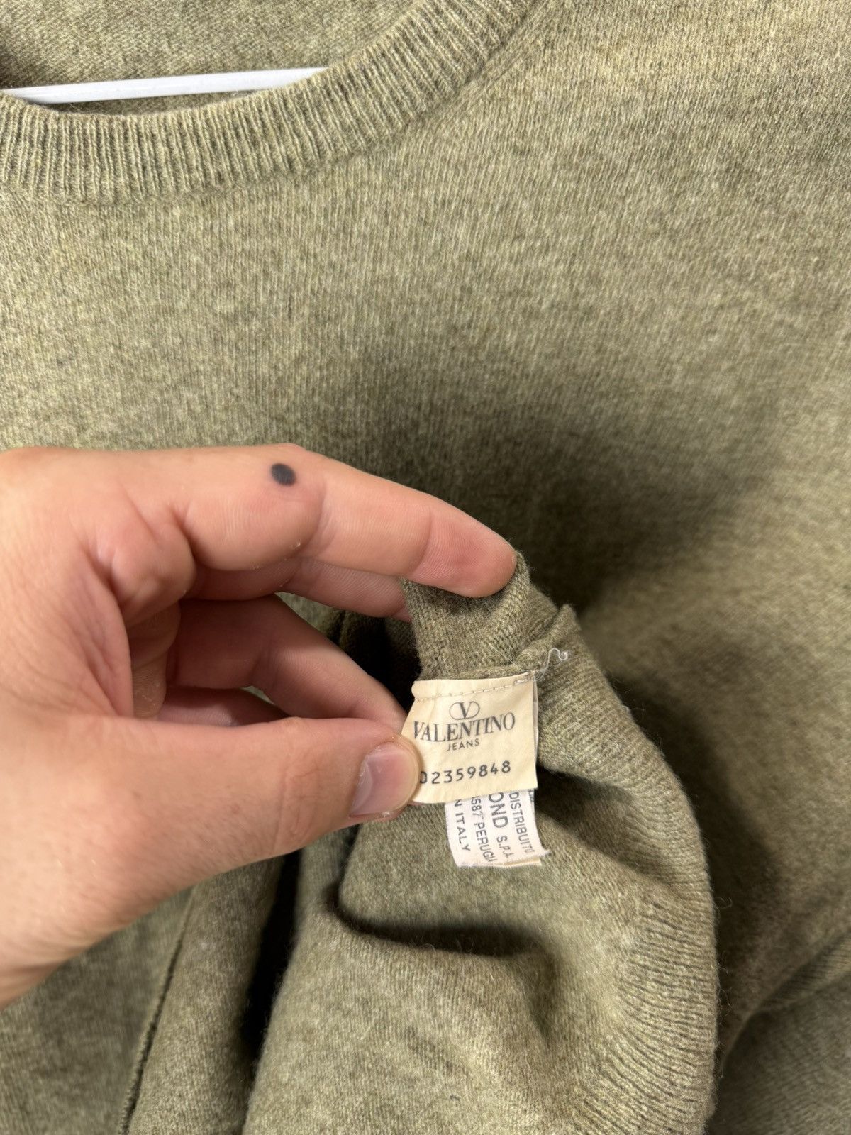Valentino Rare! Vintage 80-90’s Valentino Jeans Wool Sweater Retro Size US S / EU 44-46 / 1 - 5 Thumbnail