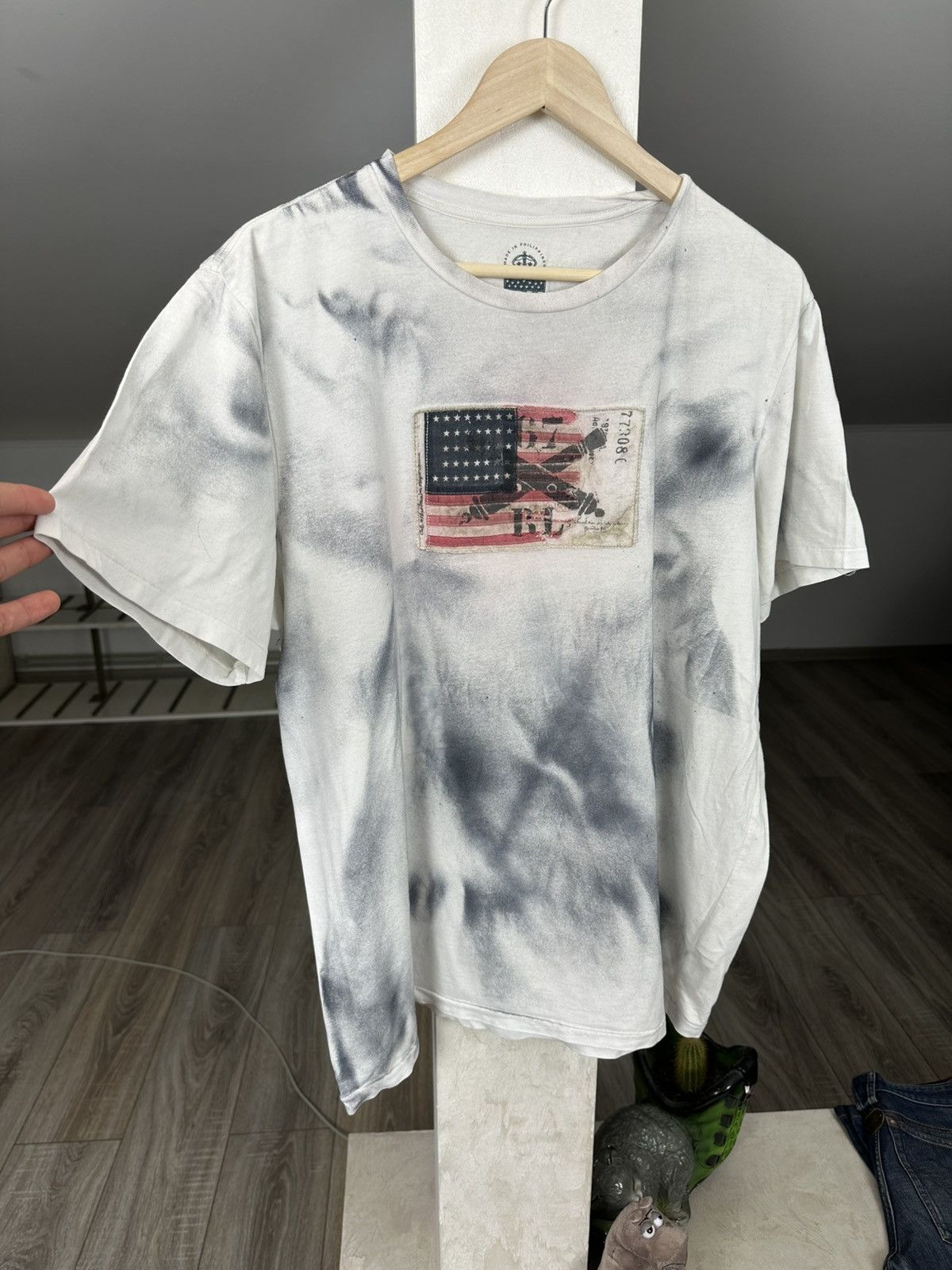 Polo Ralph Lauren VINTAGE Y2K POLO RALPH LAUREN USA FLAG TEE CUSTOM Size US XL / EU 56 / 4 - 2 Thumbnail