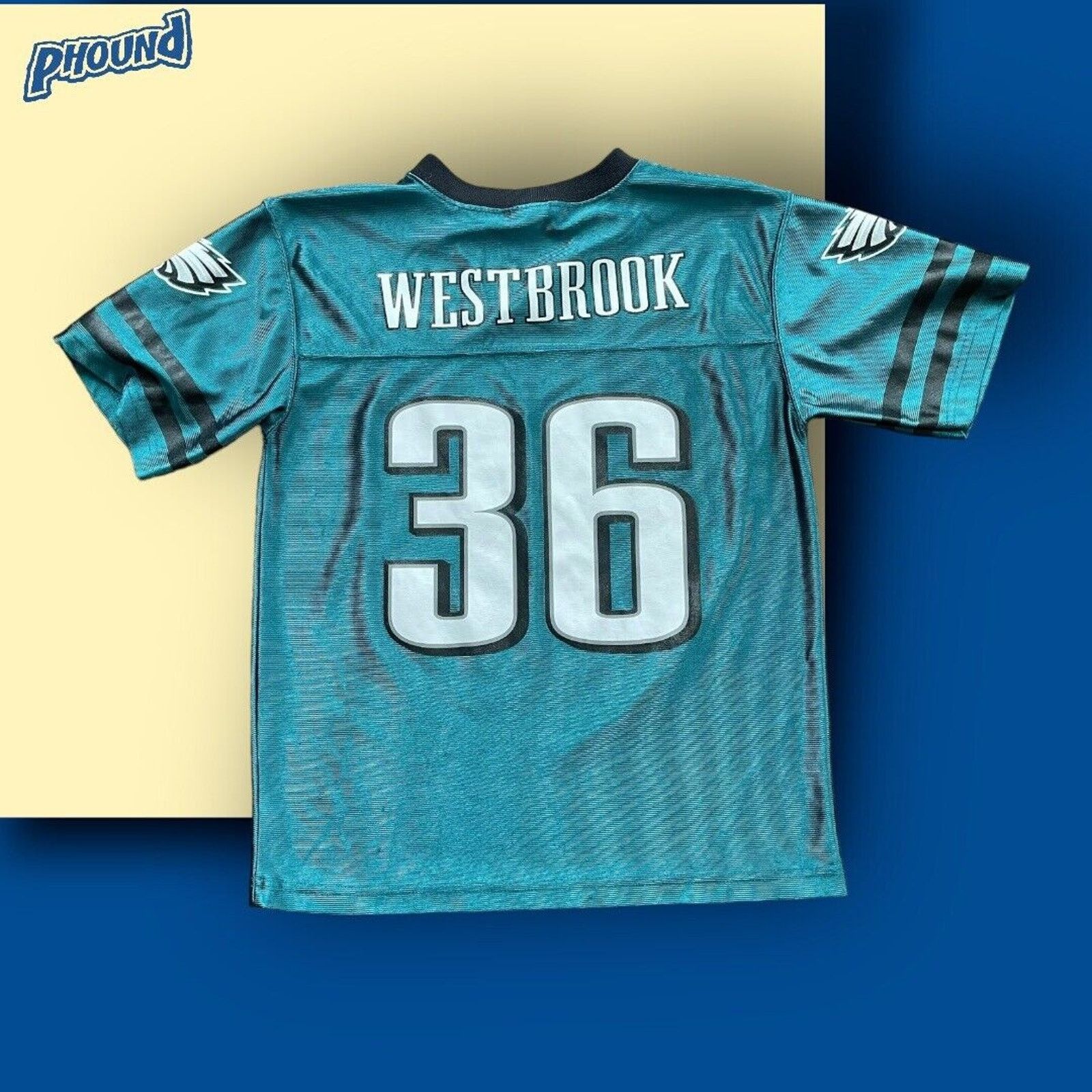 Reebok Philadelphia Eagles Jersey Youth L Brian Westbrook RBK Y15 Size US L / EU 52-54 / 3 - 2 Thumbnail