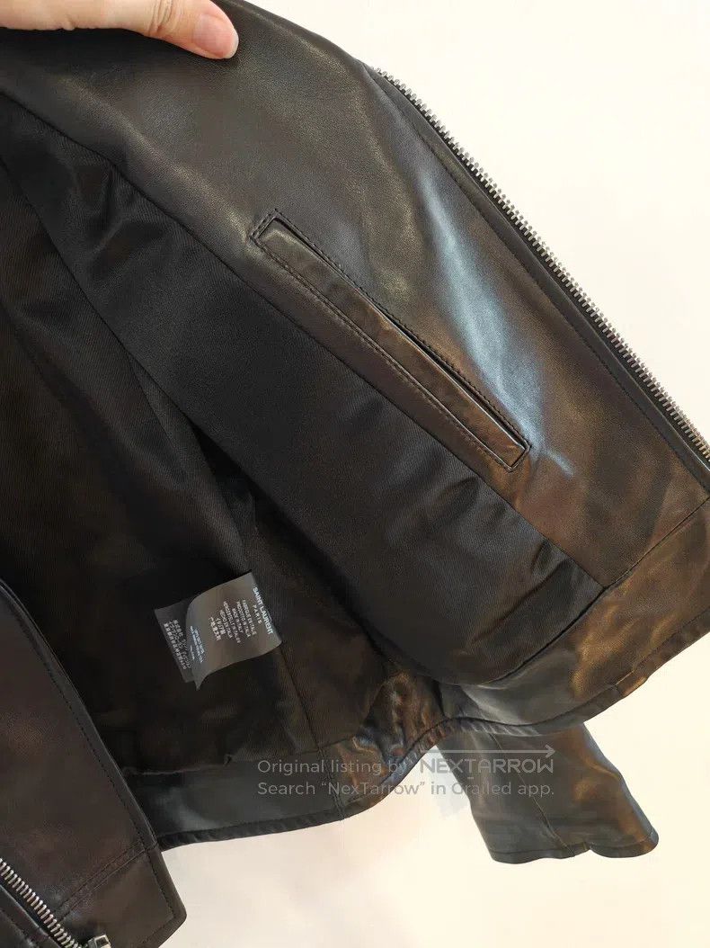 Saint Laurent Paris Saint Laurent Paris Sheepskin Leather Jacket Size M / US 6-8 / IT 42-44 - 7 Thumbnail