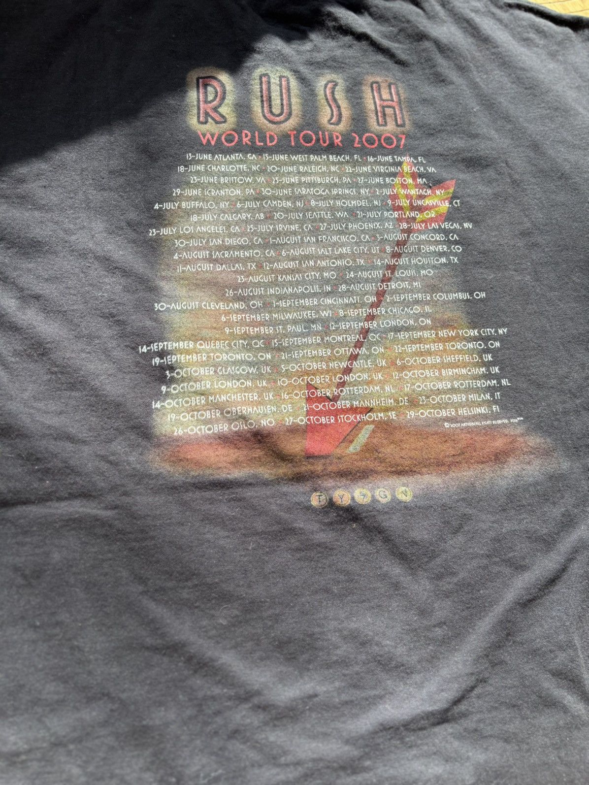 Band Tees × Vintage RUSH Band Tour graphic tee Size US XL / EU 56 / 4 - 3 Thumbnail