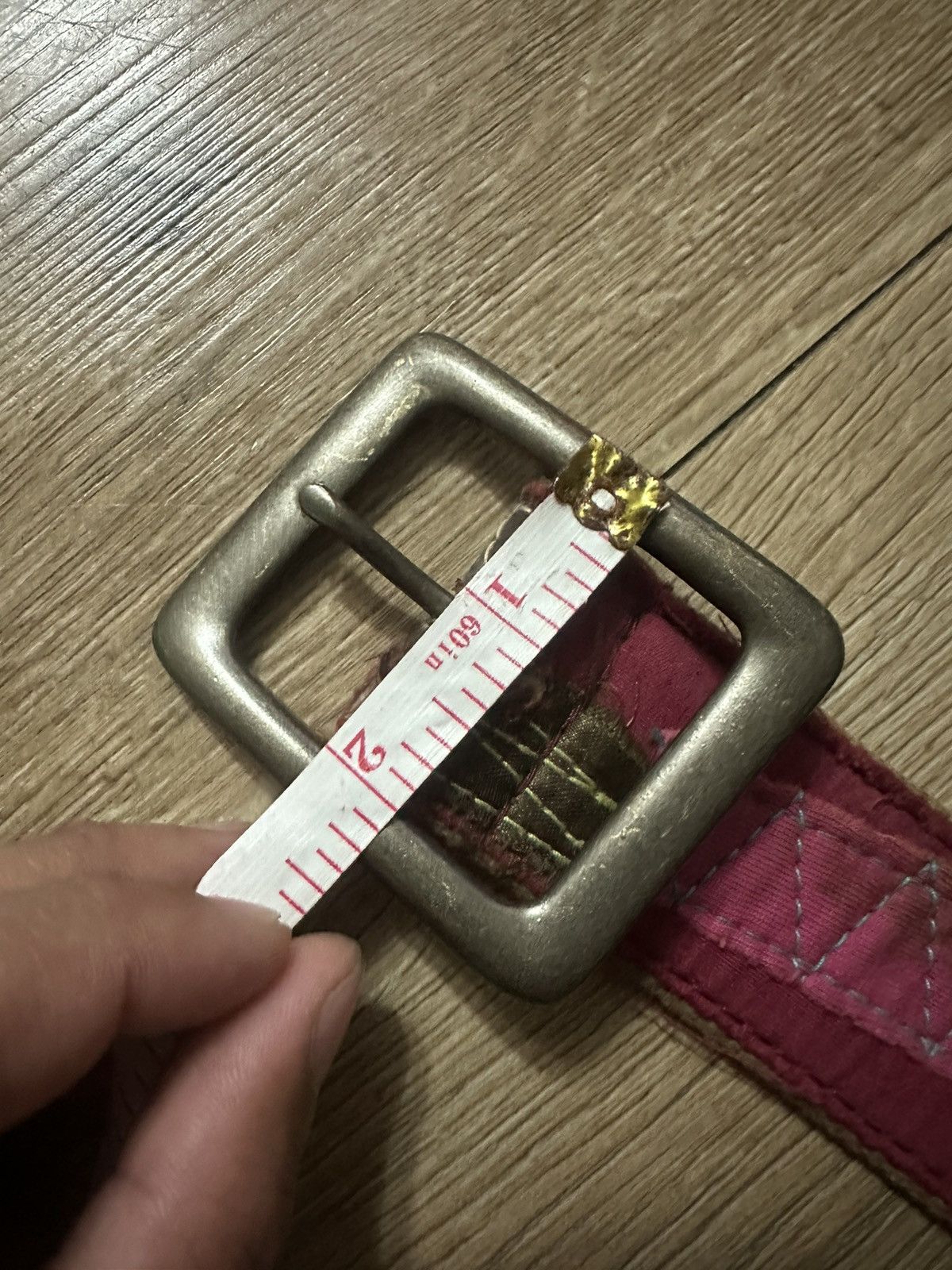 If Six Was Nine Tough Jeansmith Boro Patchwork Multicolor Belt Size ONE SIZE - 9 Thumbnail