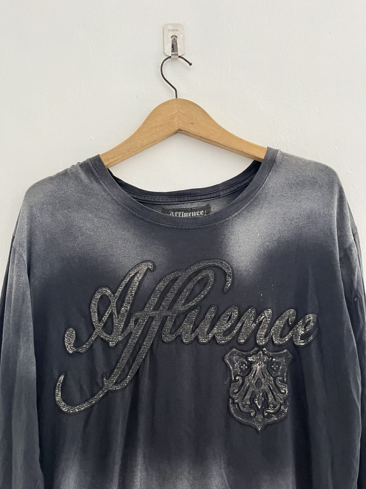 Affliction Affluence punk washed longsleeve tshirt Size US L / EU 52-54 / 3 - 3 Thumbnail