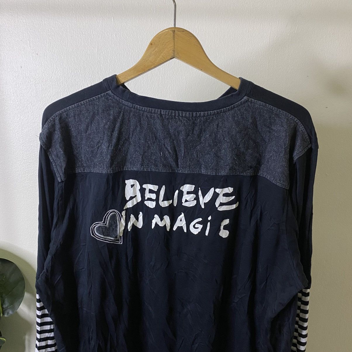 Jean Charles De Castelbajac Believe In Magic Double Sleeves Punk Grunge Style LS Tshirt Size US XL / EU 56 / 4 - 2 Thumbnail