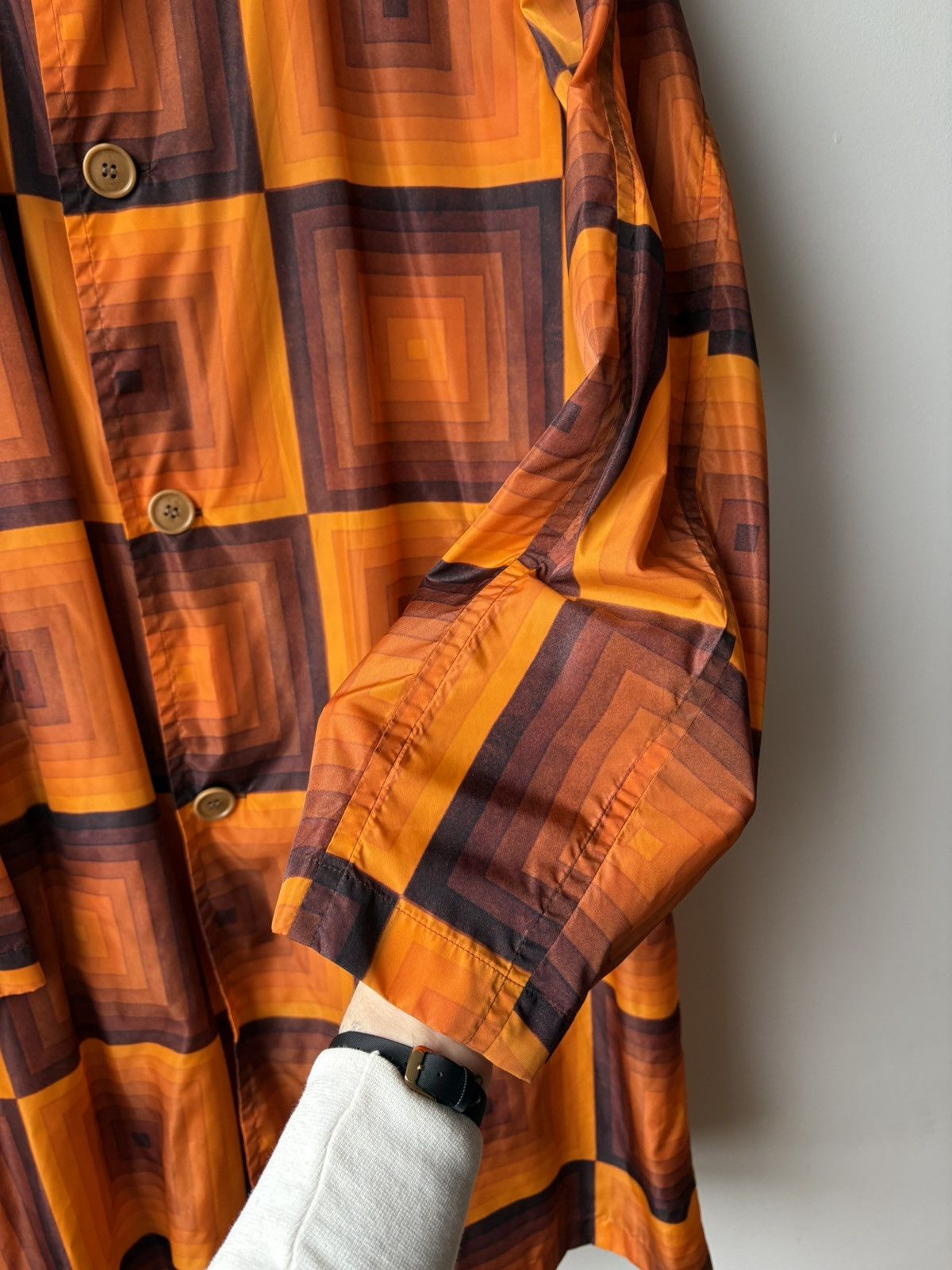 Dries Van Noten Dries Van Noten SS19 Verner Panton Nylon coat Size US L / EU 52-54 / 3 - 5 Thumbnail