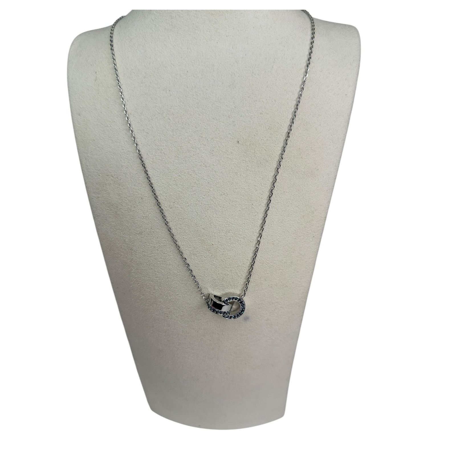 Swarovski Swarovski Hollow Interlocking loop Adjustable Necklace Size ONE SIZE - 6 Thumbnail