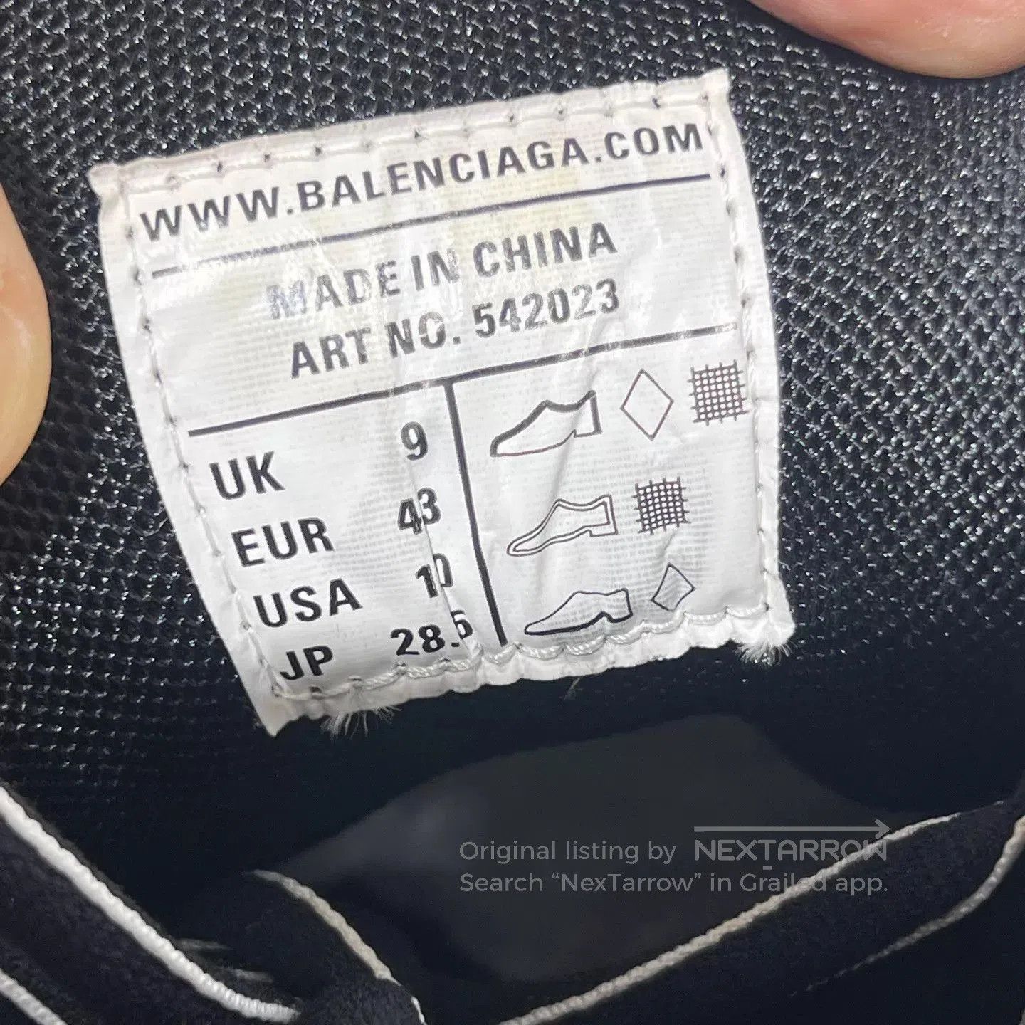 Balenciaga Black High-Top Sneakers with Chunky Sole Size 10. Size US 10 / EU 43 - 8 Thumbnail