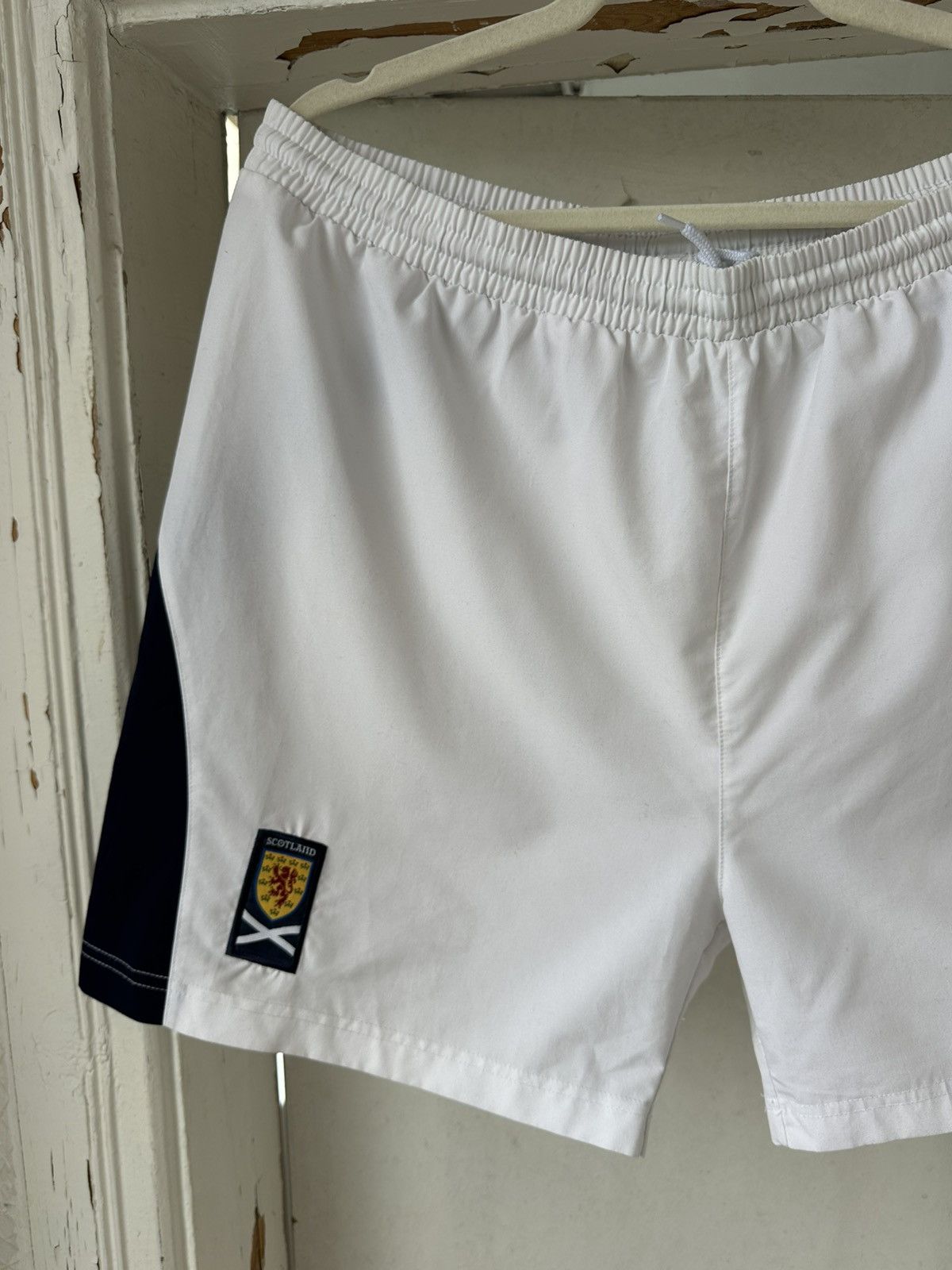 Diadora Vintage Diadora Scotland White Shorts Size 36" / US 14 / IT 50 - 3 Thumbnail