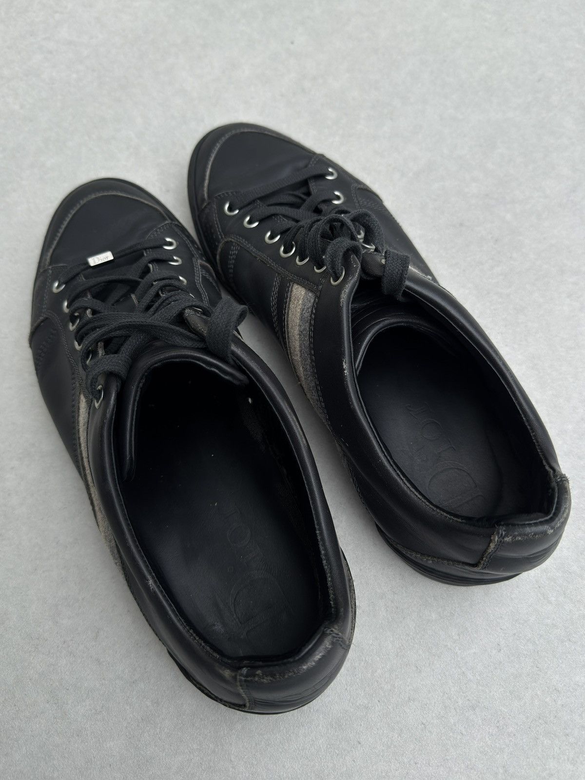 Dior Archive Dior Homme B18 Hedi Slimane Leather Sneakers In Size US 11 / EU 44 - 17 Thumbnail