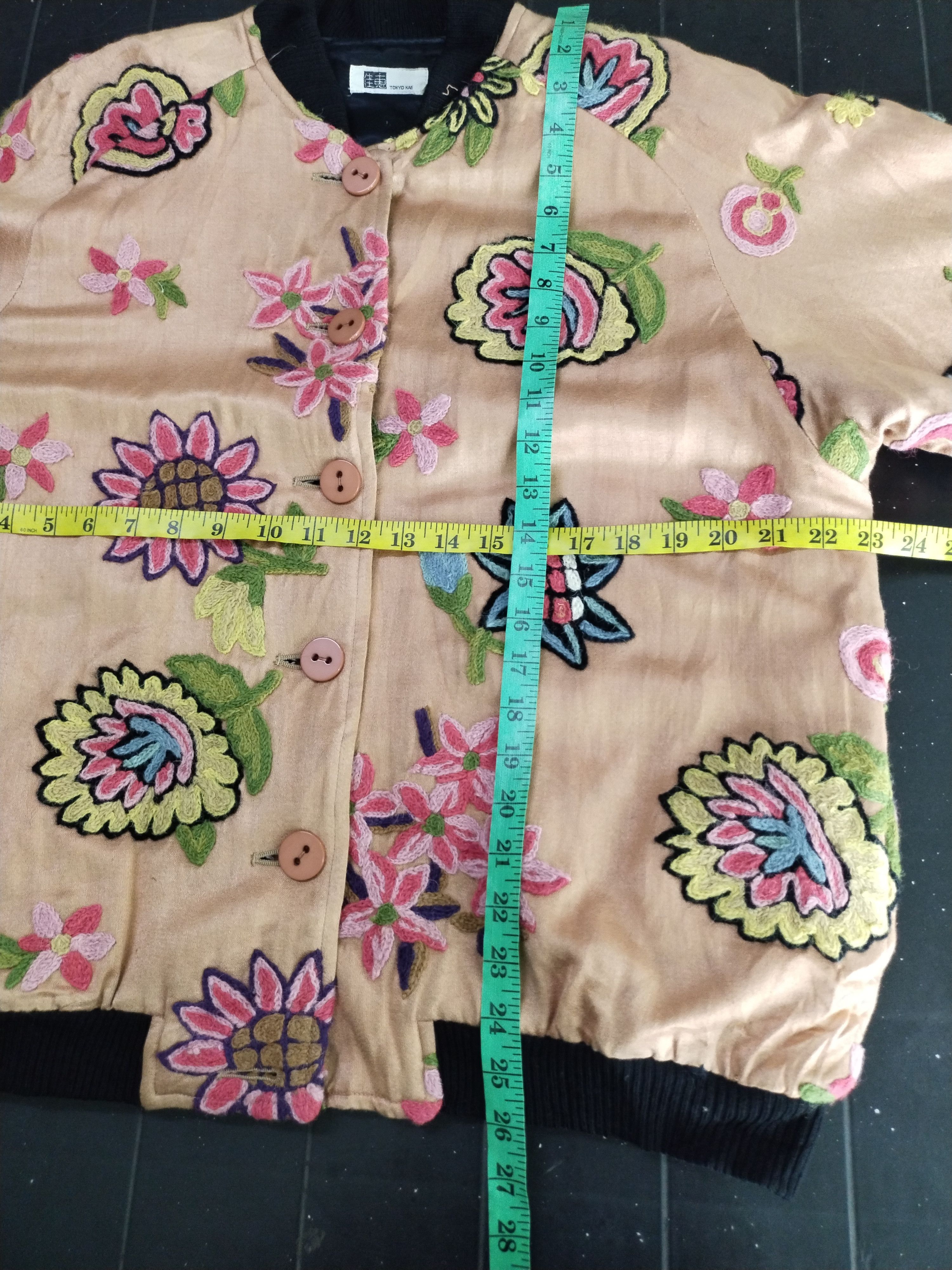 If Six Was Nine × Japanese Brand Vintage Tokyo Kea Embroidery Flower Jacket Size US L / EU 52-54 / 3 - 20 Thumbnail