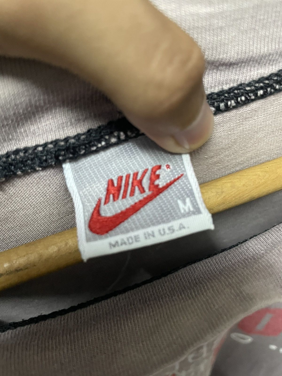 Nike Vintage 90s Nike Gray Tags Just Do It T-Shirt Size US M / EU 48-50 / 2 - 3 Thumbnail