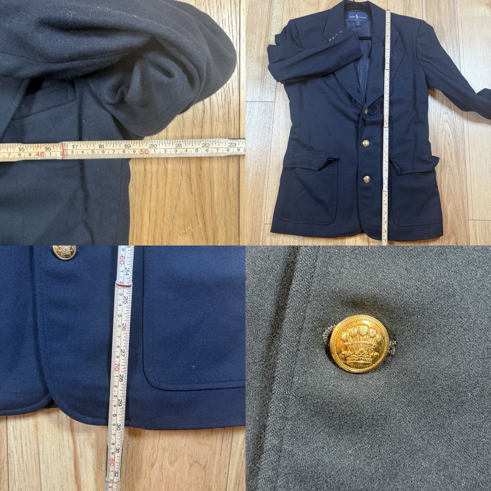 Ralph Lauren VINTAGE Ralph Lauren Wool Blazer Women’s 6 Gold Button USA Made Polo Blazer Overcoat Gold Women USA 6 Mens? Size M / US 6-8 / IT 42-44 - 8 Thumbnail