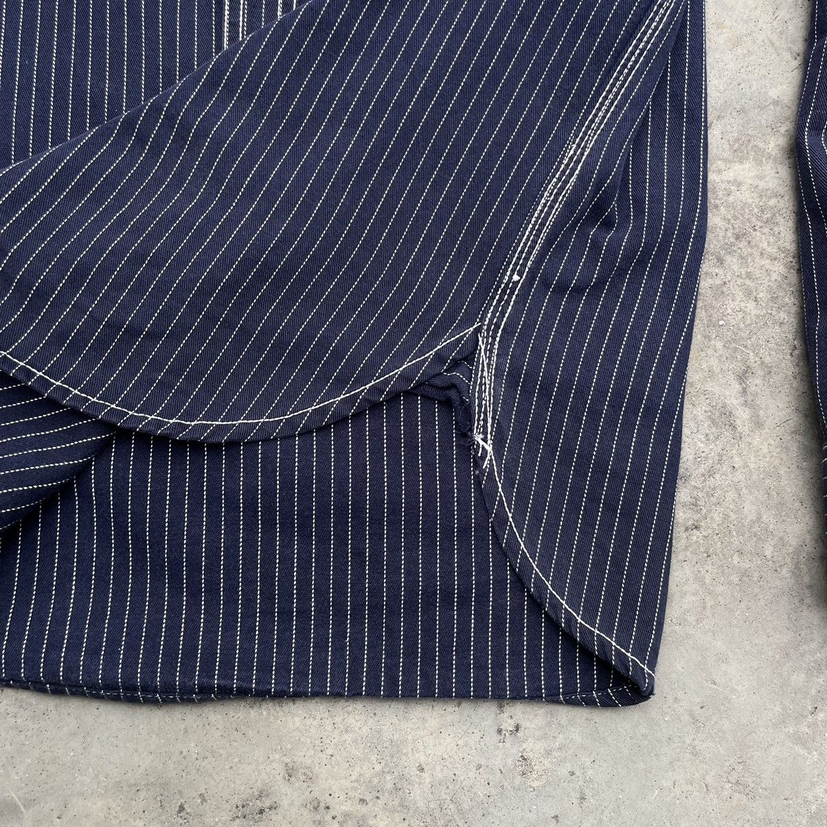 Japanese Brand × Post Overalls Post O'alls Pantograph NYC UNION MADE Hickory Shirt Size US L / EU 52-54 / 3 - 5 Thumbnail
