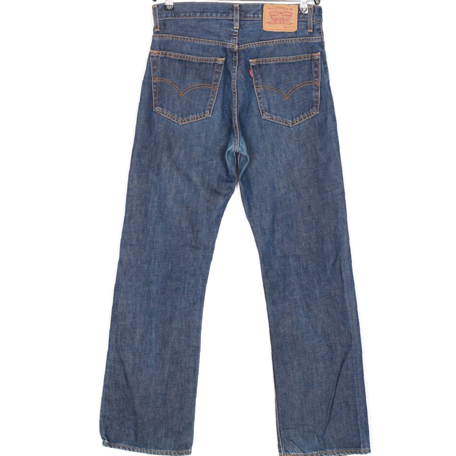 Levi's VINTAGE Levi’s Bootcut Jeans Men Size W33 L32 DZ6931 - Levi's Jeans Men 33x32 Blue Vintage Boots Cut Denim Regular Rise Mid 10-12in 5-Pocket - Mens Size US 33 - 2 Thumbnail