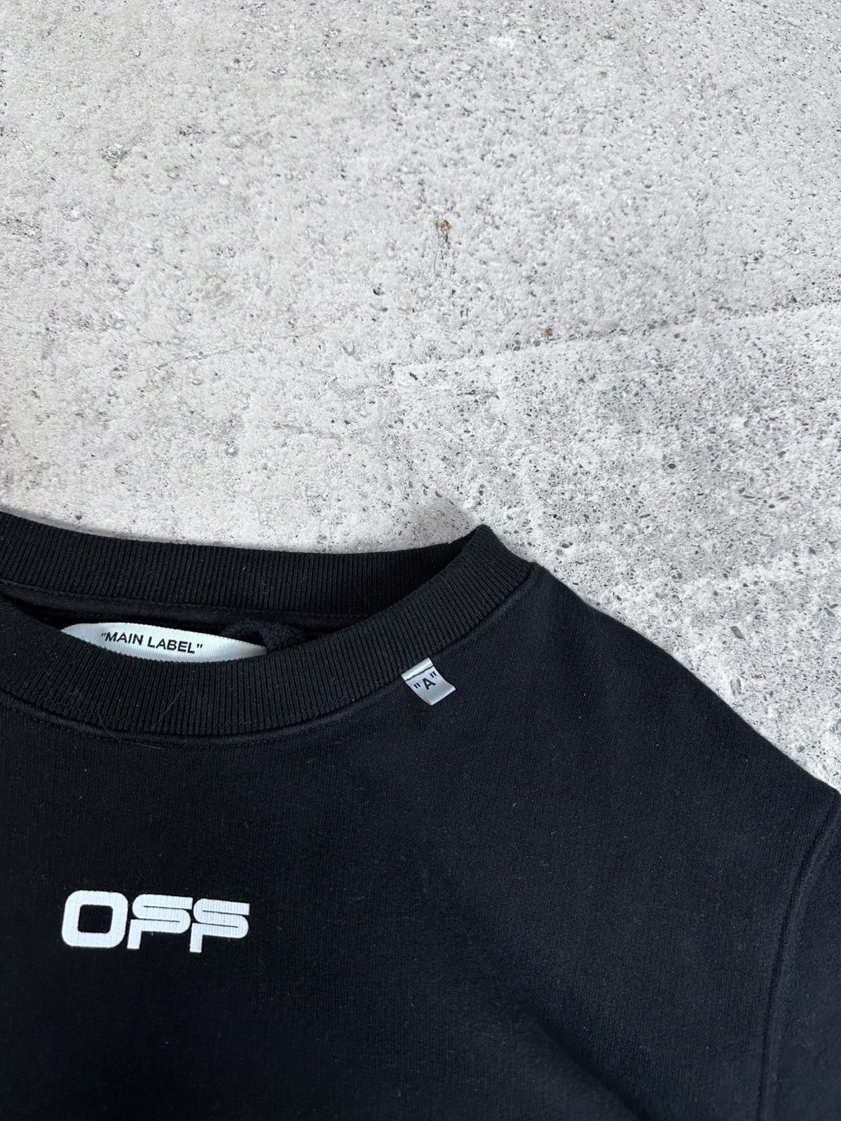 Off-White Off-White Caravaggio Crewneck Sweatshirt Black / Arrows Size US S / EU 44-46 / 1 - 10 Thumbnail