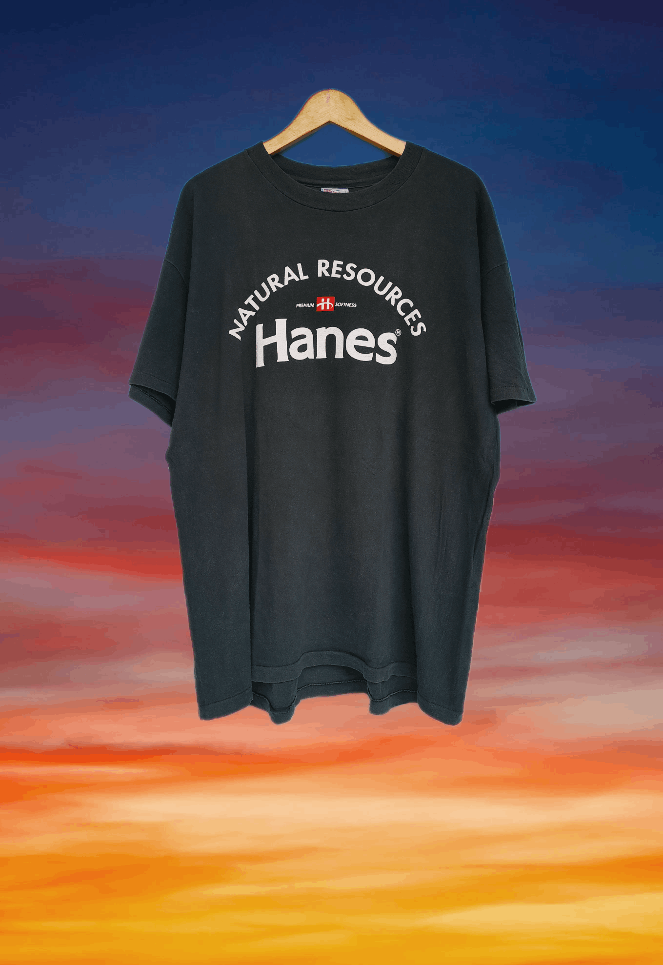 Hanes Vintage 90s HANES Natural Resources tee t-shirt Size US XL / EU 56 / 4 - 1 Thumbnail