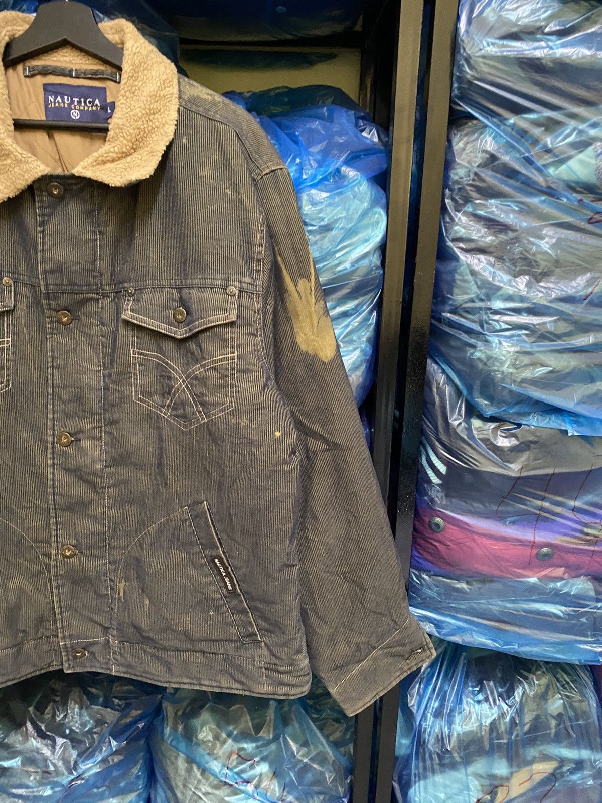 Nautica VINTAGE Y2K NAUTICA CORDUROY JACKET Size US L / EU 52-54 / 3 - 4 Thumbnail