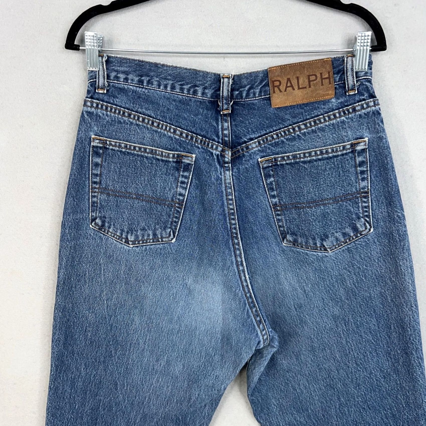 Ralph Lauren Vintage Ralph Lauren Jeans Mens 32 Blue Denim Tapered Distressed 90s Polo Jeans Size US XS / EU 42 / 0 - 7 Thumbnail