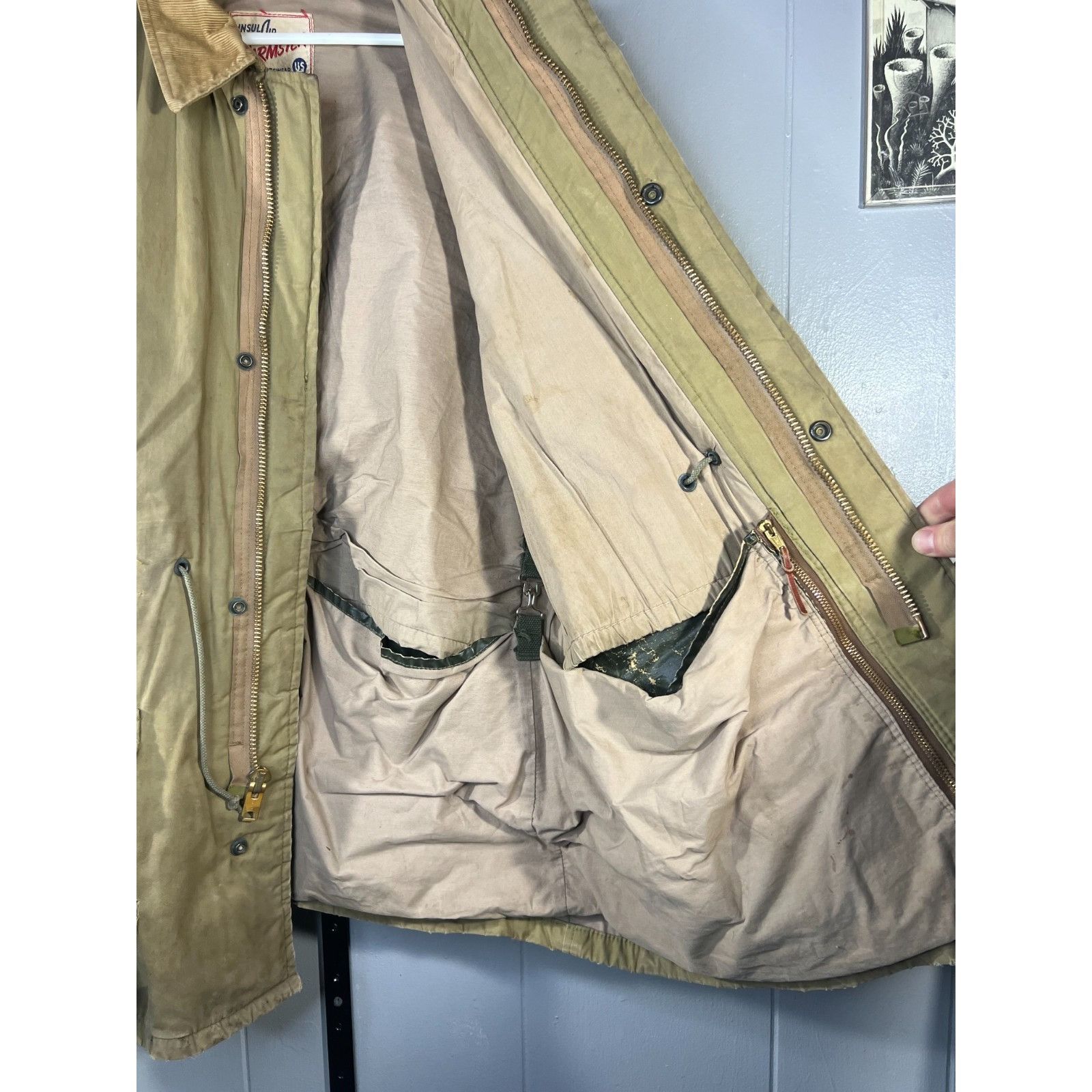 Other Vintage Warmster Insulair Jacket Mens LG Canvas Hunting Barn Size US L / EU 52-54 / 3 - 3 Thumbnail
