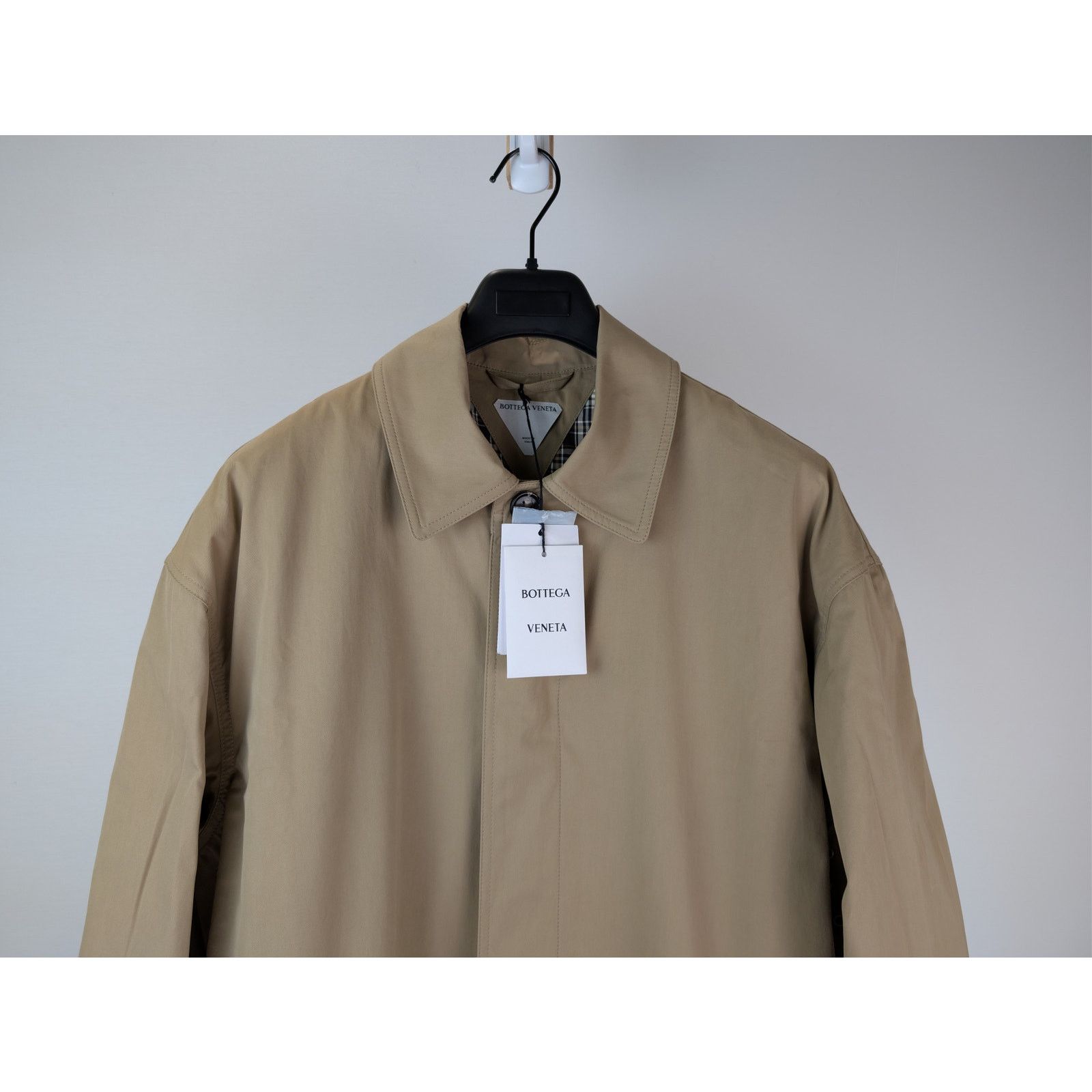 Bottega Veneta o1rshd1 Light Cotton Twill Trench Coat in Desert Taupe Size US M / EU 48-50 / 2 - 4 Thumbnail