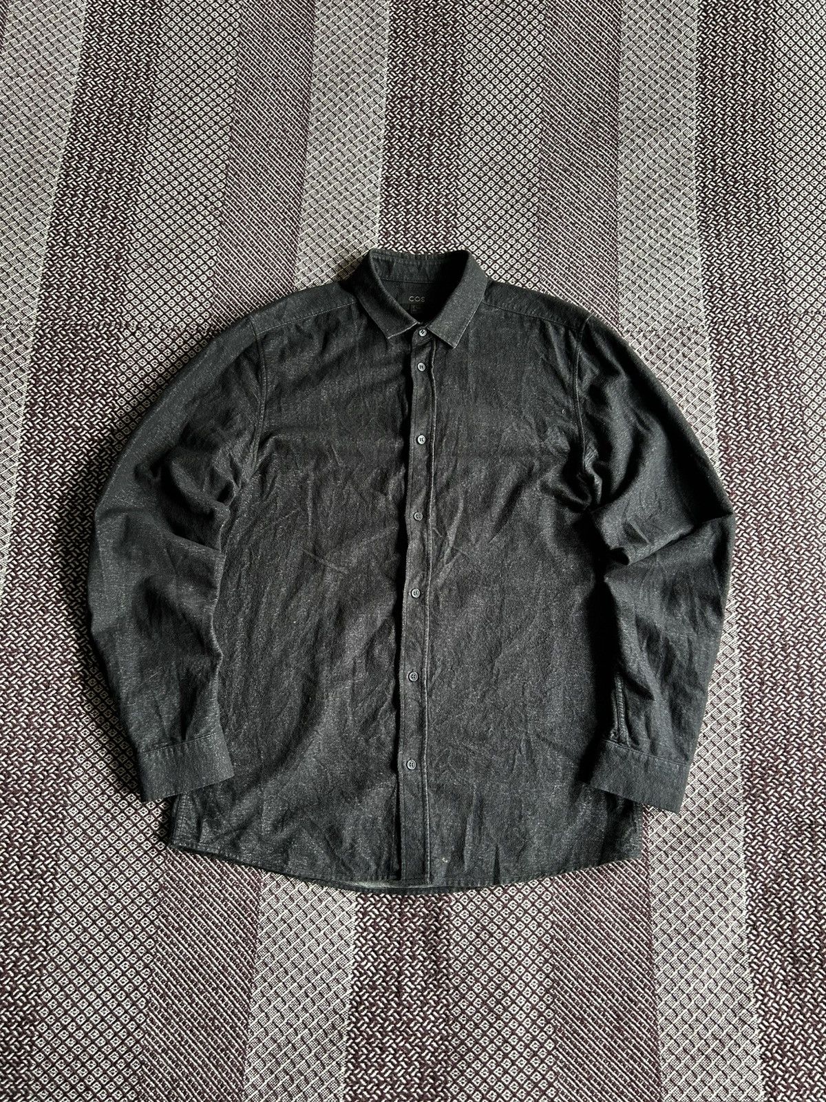 Cos COS Shirt Button Up Solid Style Unisex Streetwear Size S Size US S / EU 44-46 / 1 - 1 Thumbnail