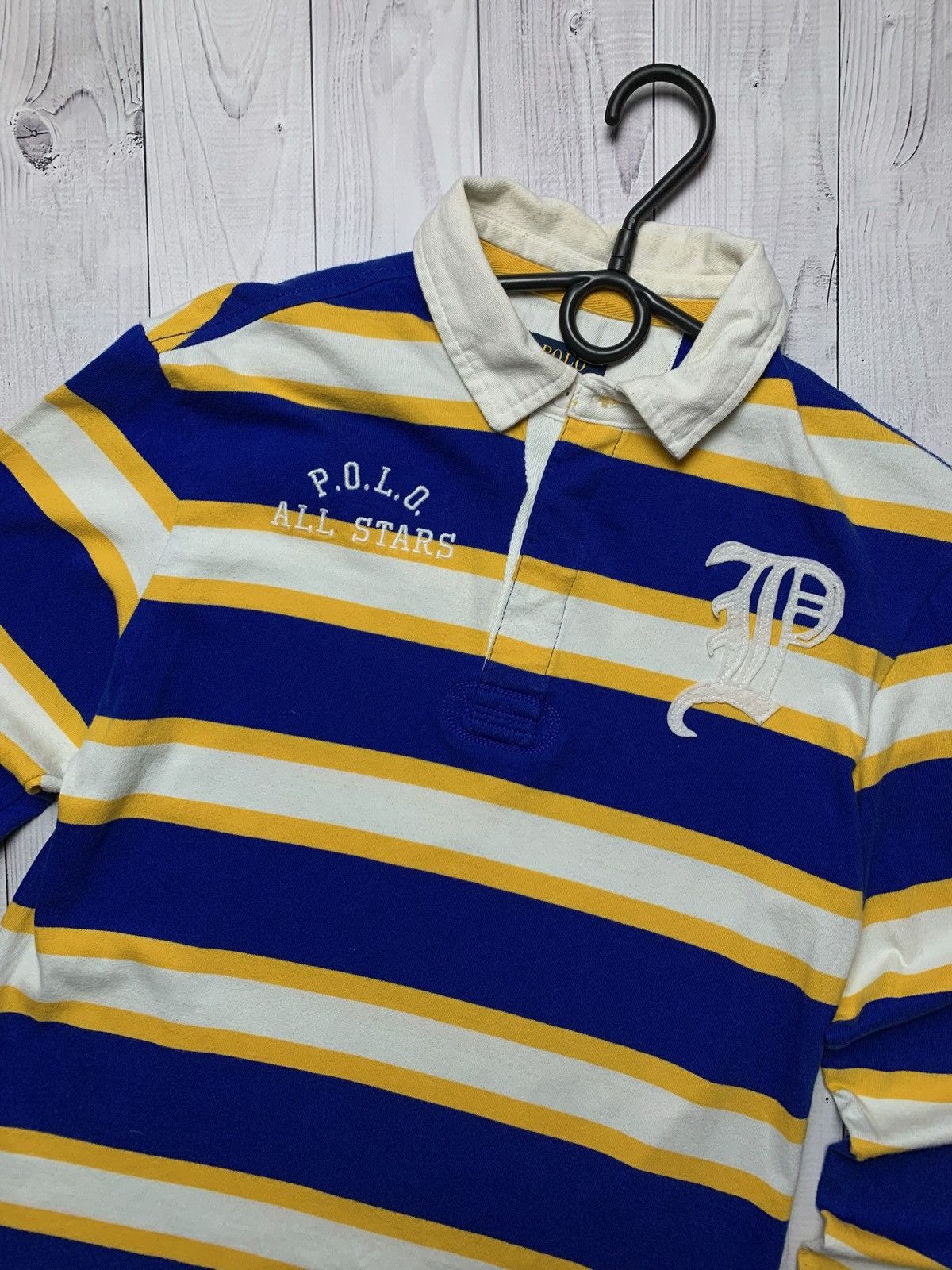Polo Ralph Lauren × Vintage Vintage polo Ralph Lauren striped jersey rare size Xs Size US XS / EU 42 / 0 - 2 Thumbnail