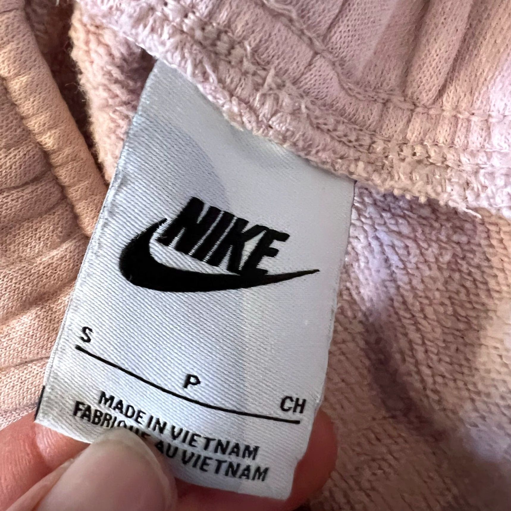 Nike Nike Sweatpants Jogger Cargo Parachute Baggy Thermal Swoosh Mens Small Pink Regular Pants Style Trousers Size US 29 - 7 Thumbnail