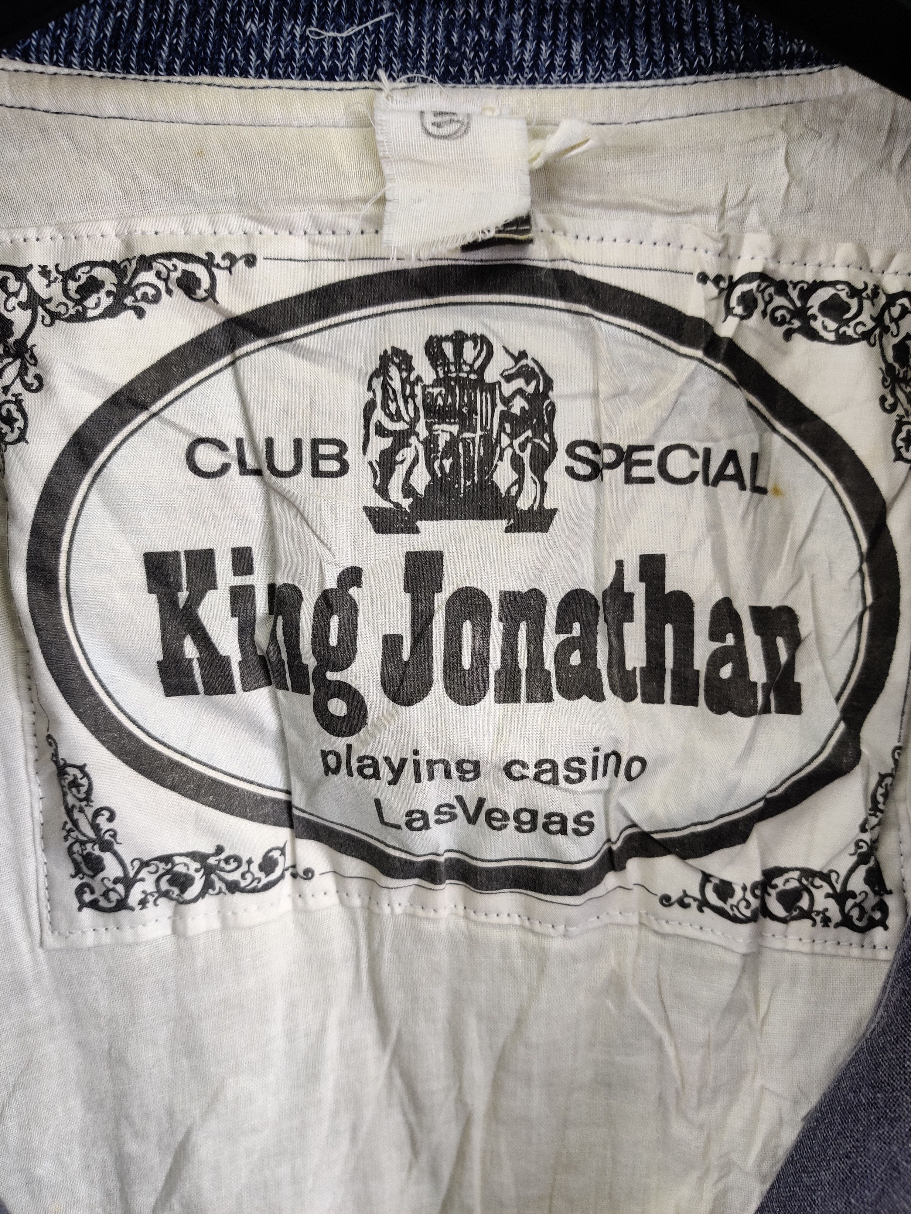 Japanese Brand Vintage King Jonathan Parachute Denim Bomber Jacket Size US XL / EU 56 / 4 - 8 Thumbnail