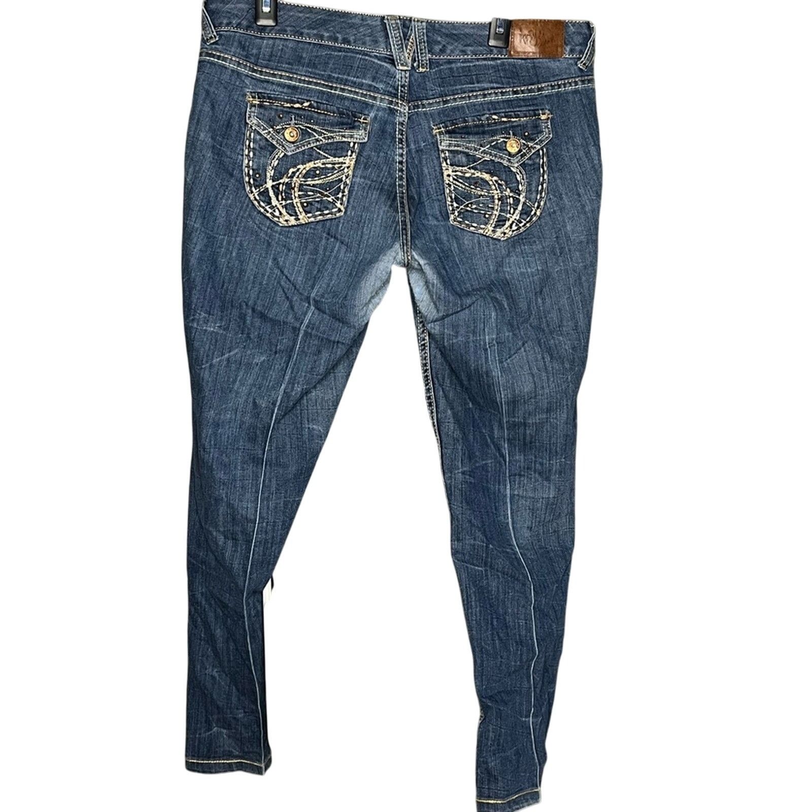 Aria Aria Jeans Avalon Embroidered jeans size 13/14 Size 36" / US 14 / IT 50 - 4 Thumbnail