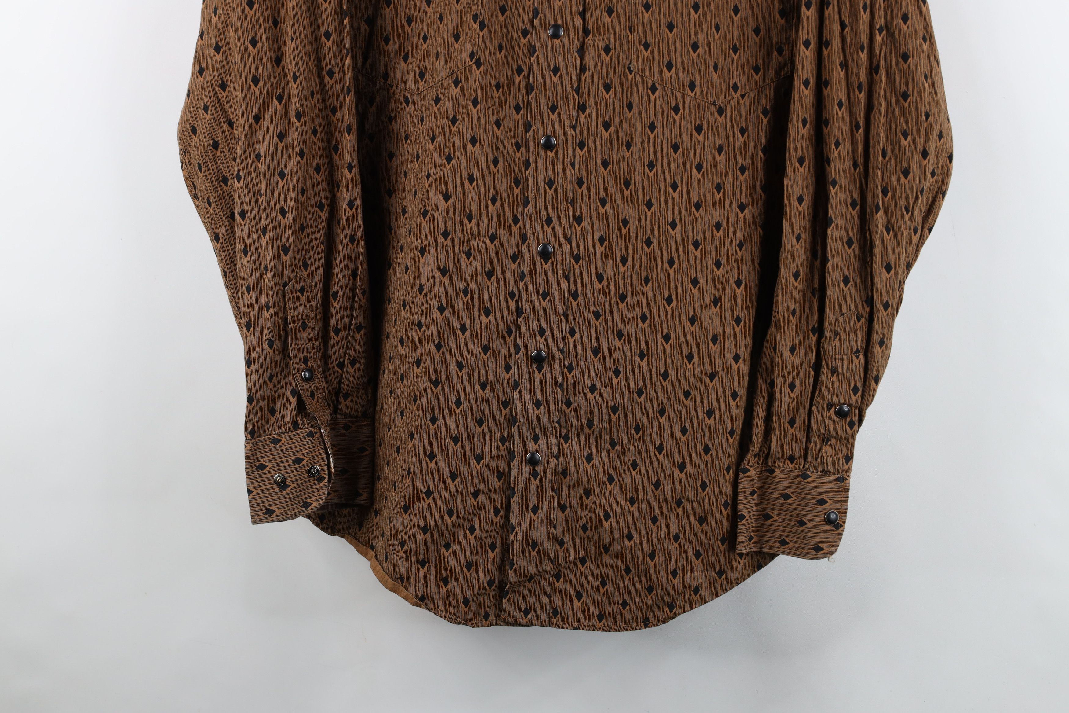 Vintage Vintage 90s Streetwear Western Cowboy Snap Button Shirt Size US L / EU 52-54 / 3 - 3 Thumbnail