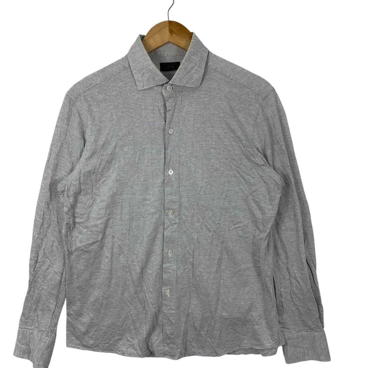 Kamakura KAMAKURA SHIRTS Made In Japan Houndstooth Casual Tee Shirt Size US L / EU 52-54 / 3 - 4 Thumbnail
