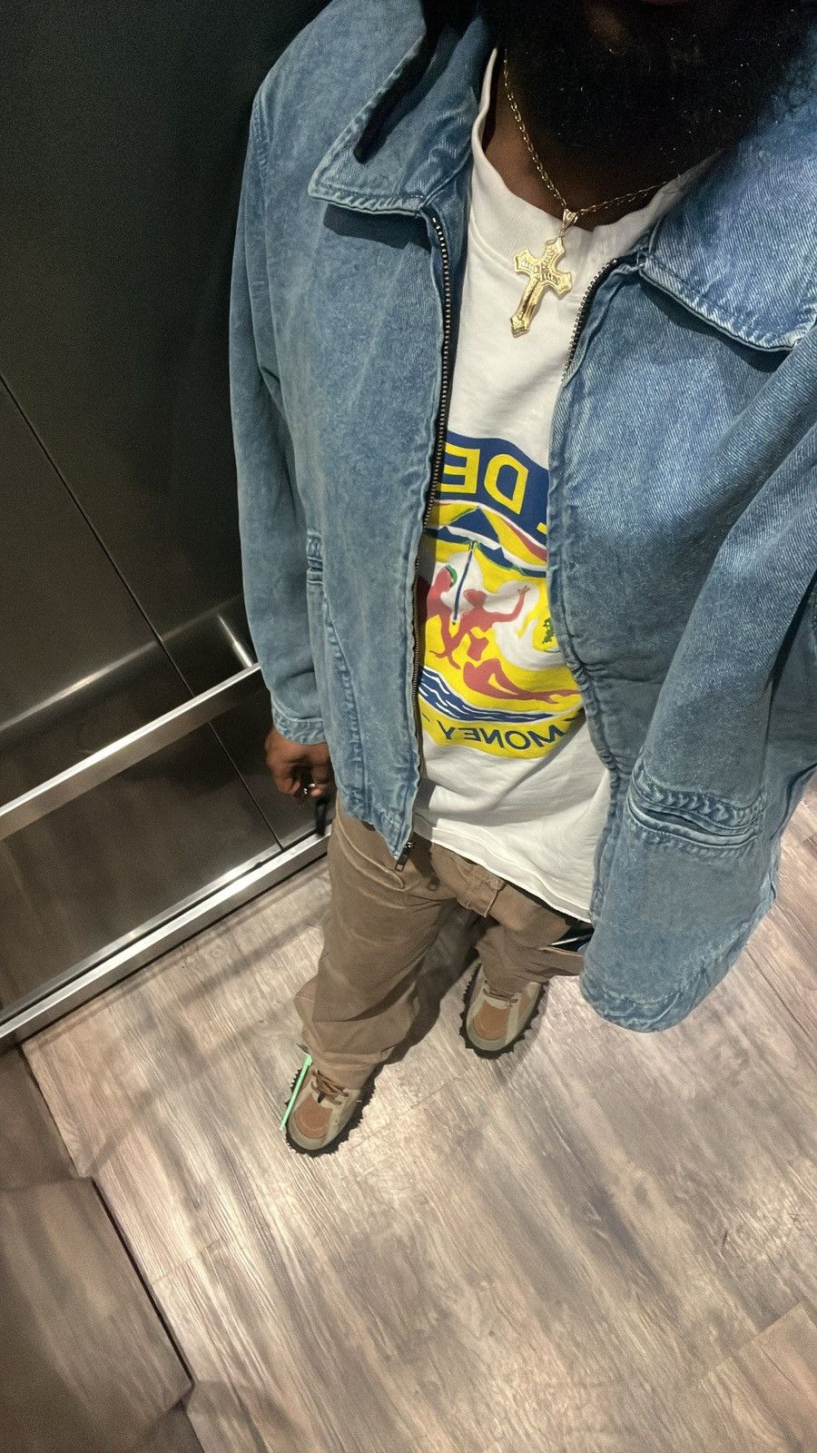 GU × Japanese Brand × Undercover Denim Bomber Size US L / EU 52-54 / 3 - 3 Thumbnail