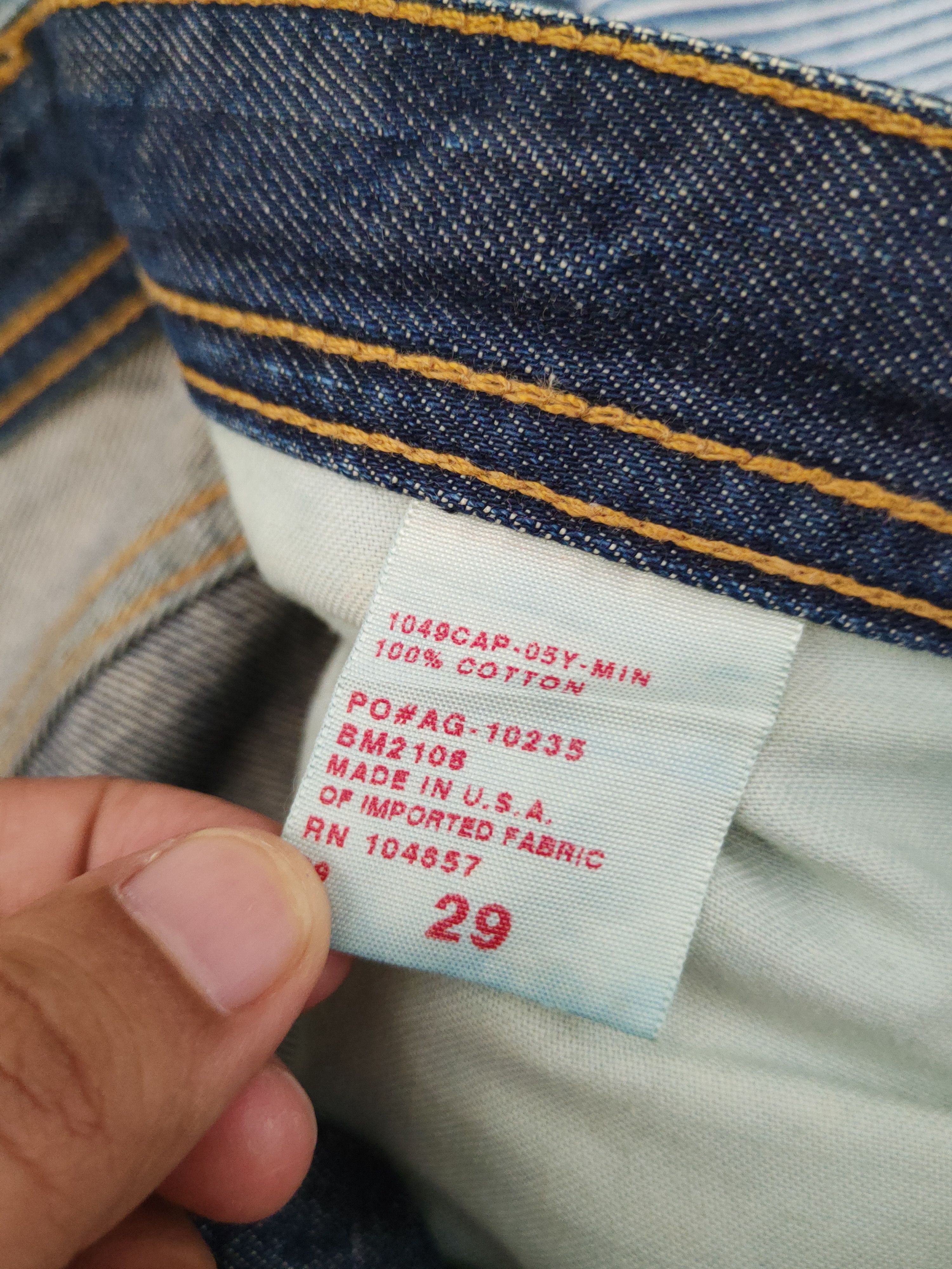 AG Adriano Goldschmied AG Adriano Goldschmied Distressed Ripped denim Jeans #W1591 Size US 29 - 15 Thumbnail