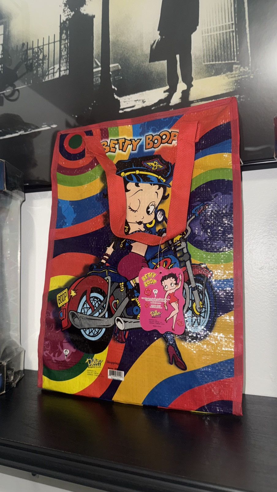 Japanese Brand × Vintage Vintage / Y2K New 2000s Betty Boop On Motorcycle Bag Size ONE SIZE - 2 Thumbnail