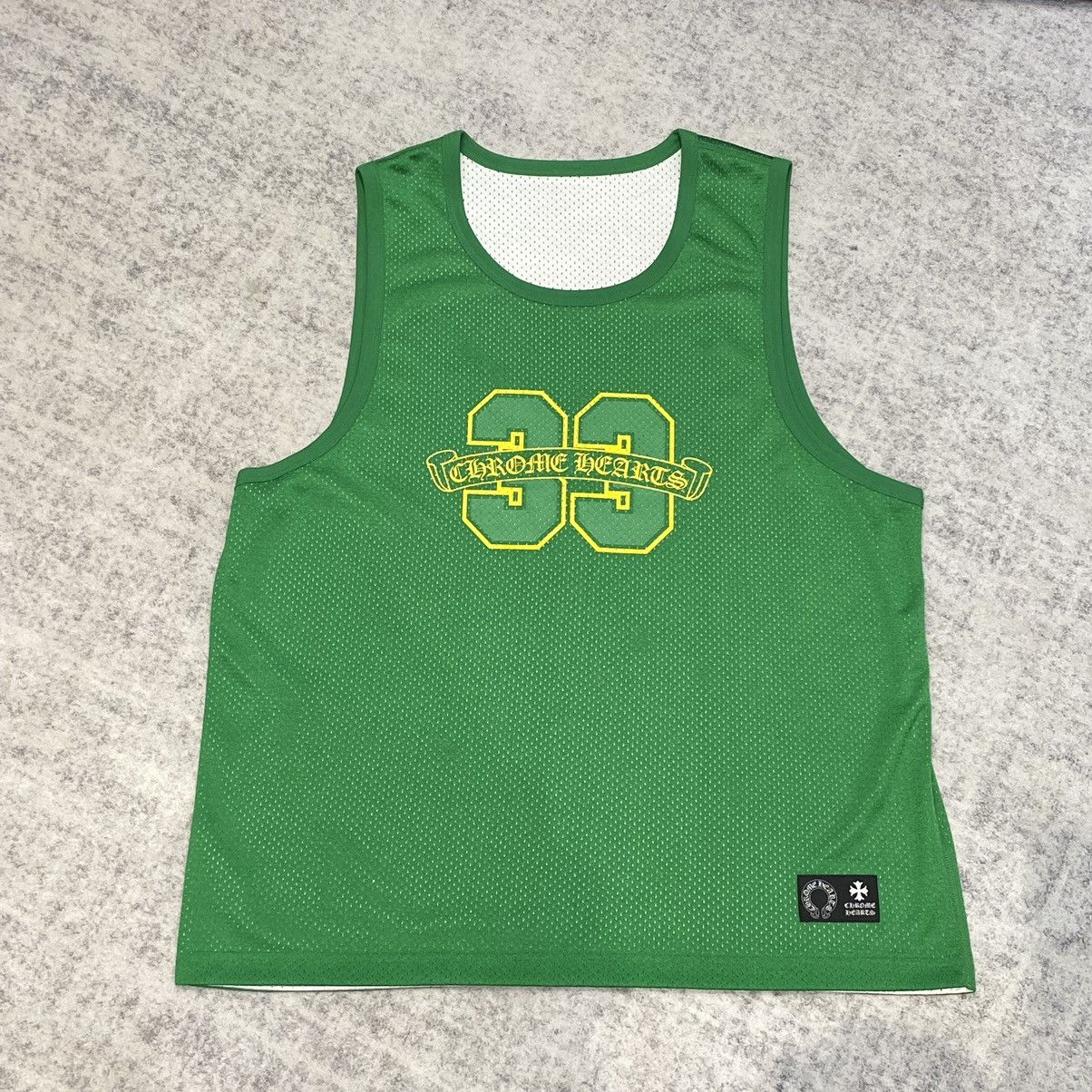 Chrome Hearts CHROME HEARTS MESH GREEN TANK TOP | Grailed