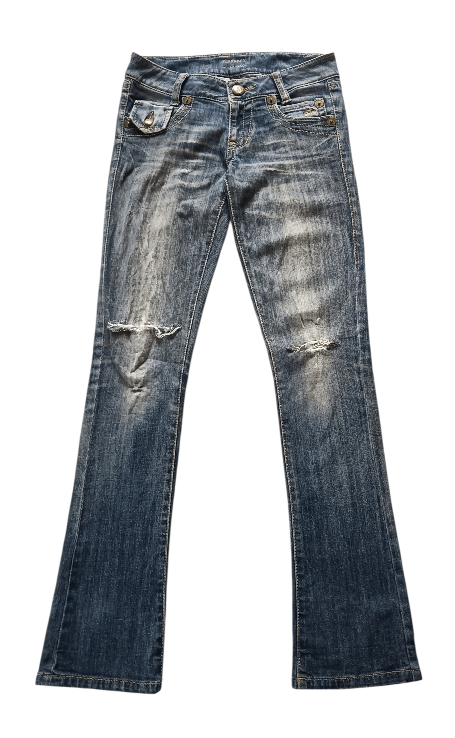 Burberry Burberry Blue Label Distressed Jeans Size 30" / US 8 / IT 44 - 1 Thumbnail