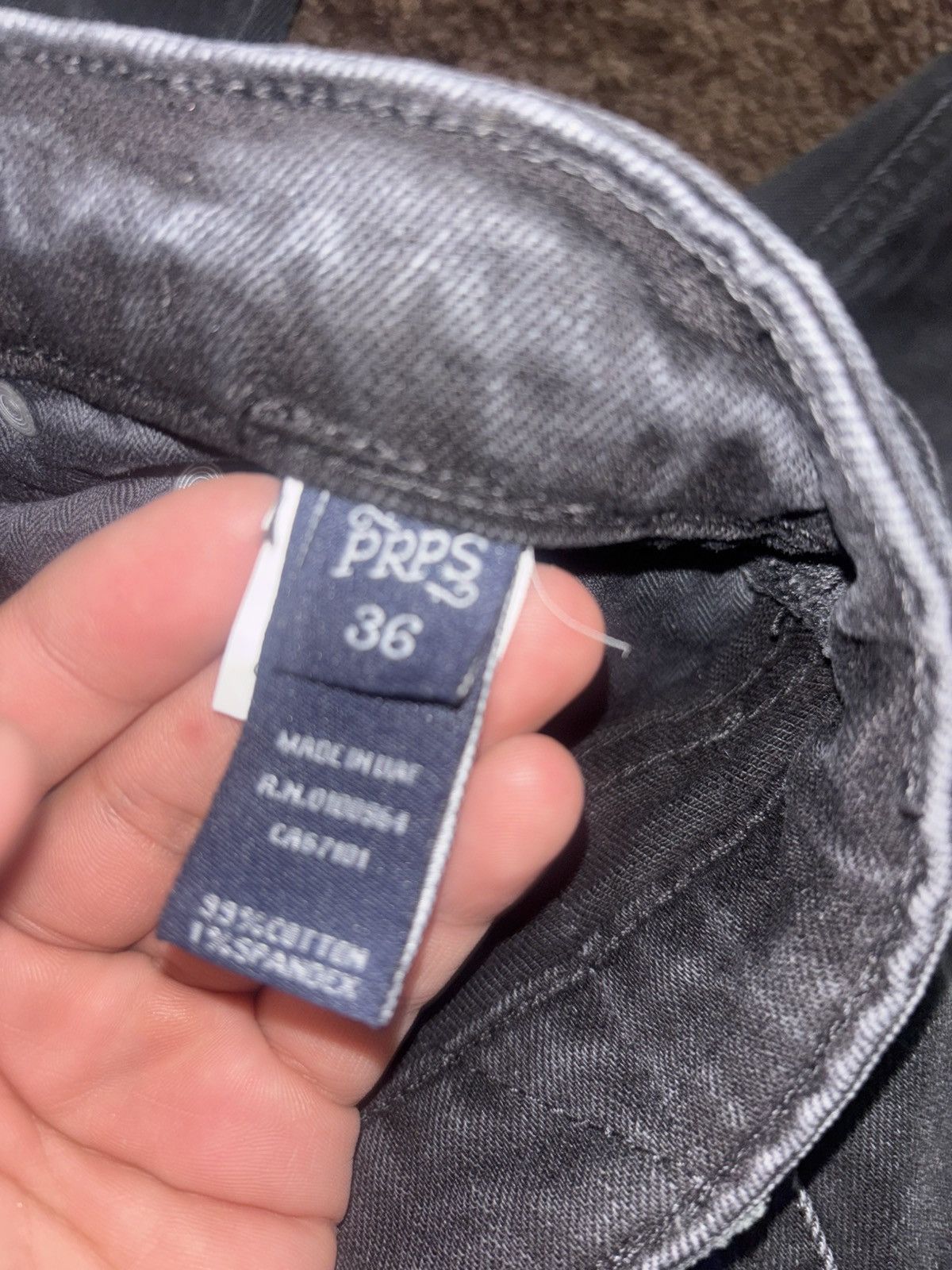 Prps Prps Le Sabre Black Jeans Size US 36 / EU 52 - 10 Thumbnail