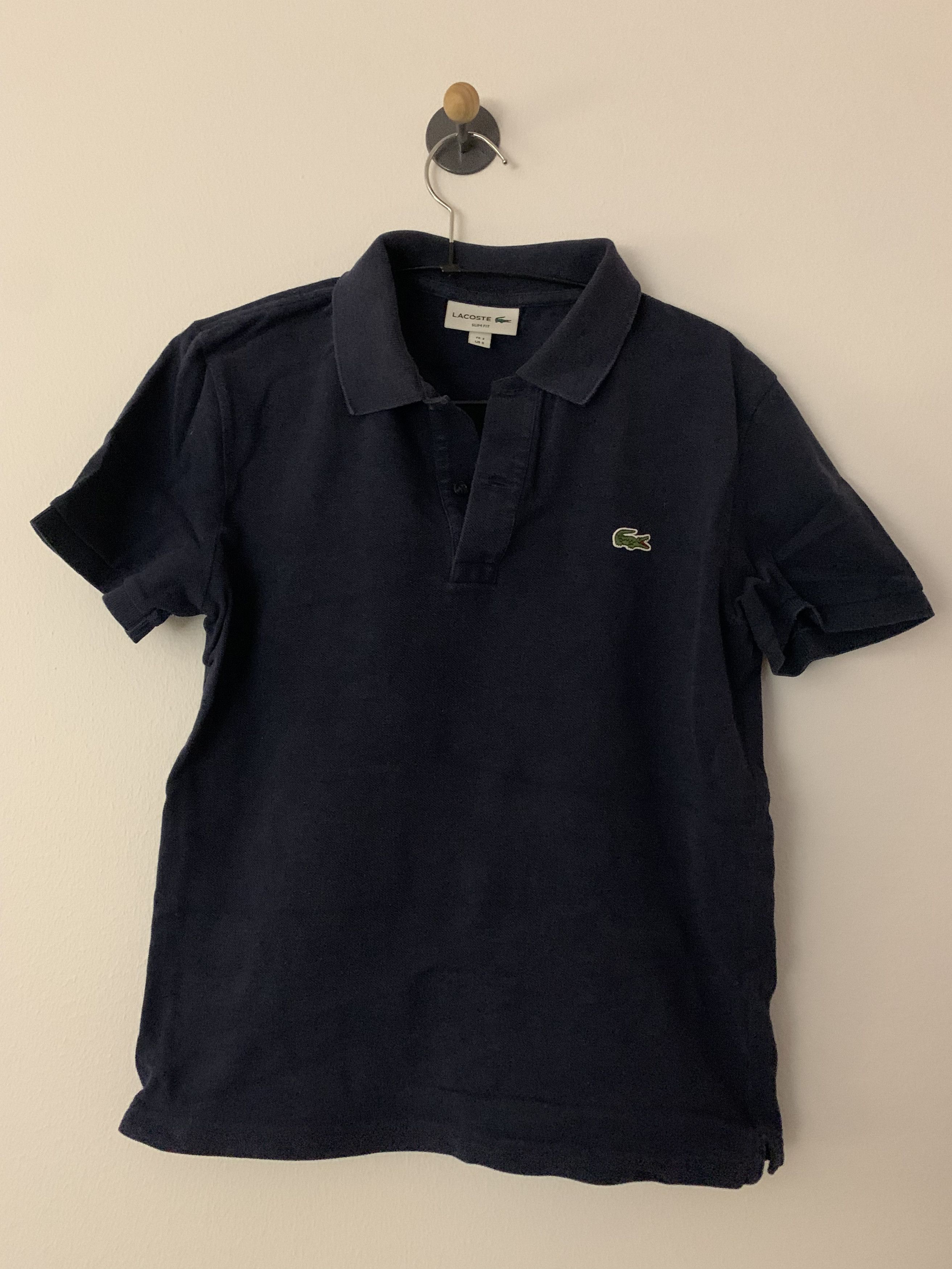 Lacoste Lacoste Navy Polo Shirt Size US S / EU 44-46 / 1 - 1 Thumbnail