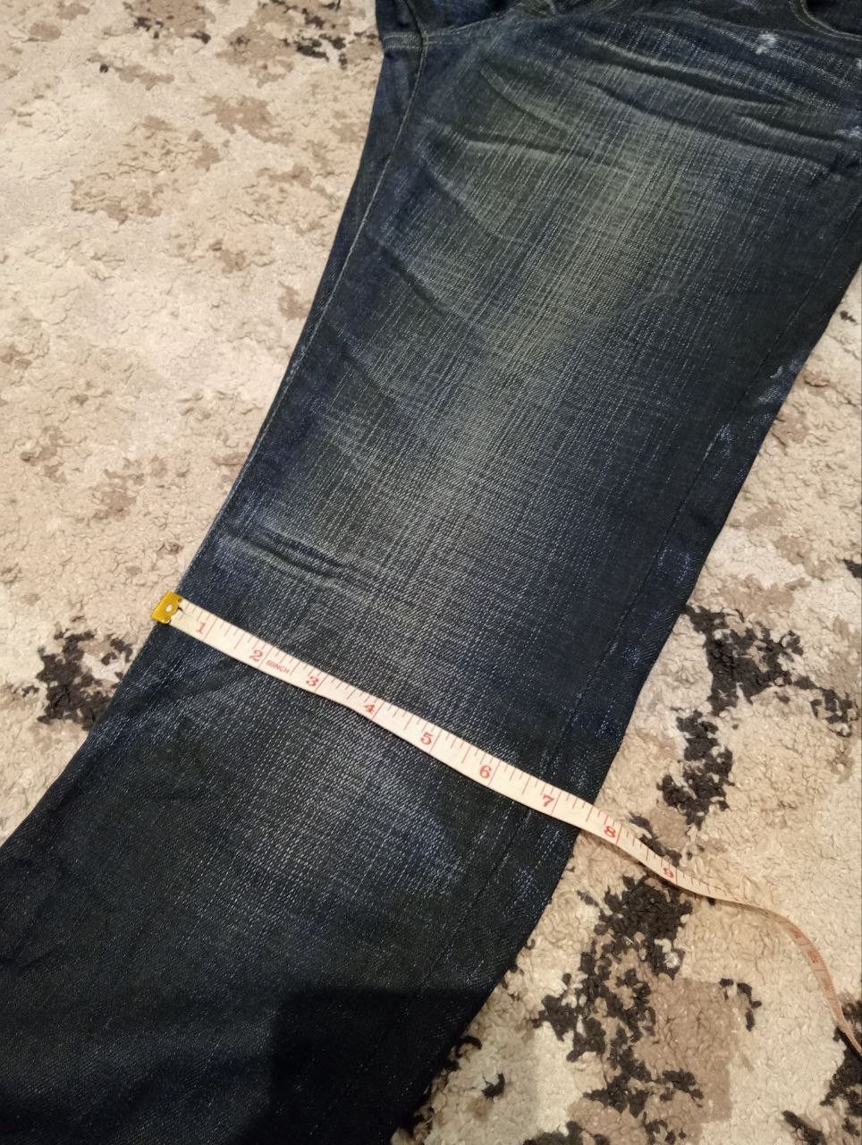 If Six Was Nine Vintage Schlussel Japan Distressed Look Jeans Size US 31 - 16 Thumbnail