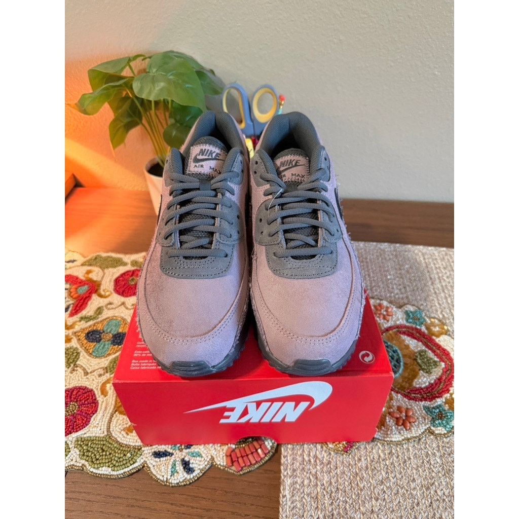 Nike Nike Air Max 90 Light Violet Ore Black Iron Grey Big Bubble Size US 10 / EU 43 - 3 Thumbnail