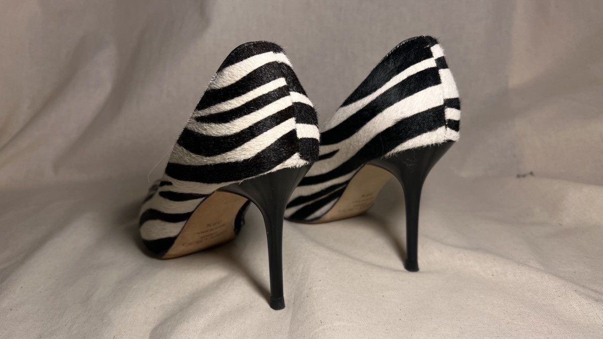 Jimmy Choo Jimmy choo zebra high heels Size US 8 / IT 38 - 4 Thumbnail