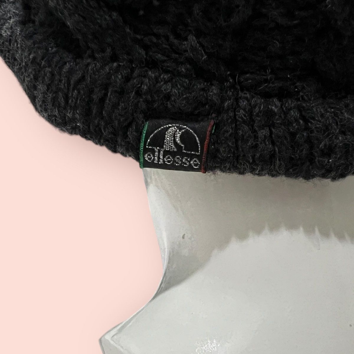 14th Addiction VINTAGE ELLESSE CABLE KNITTED ALT BEANIE HAT Size ONE SIZE - 3 Thumbnail