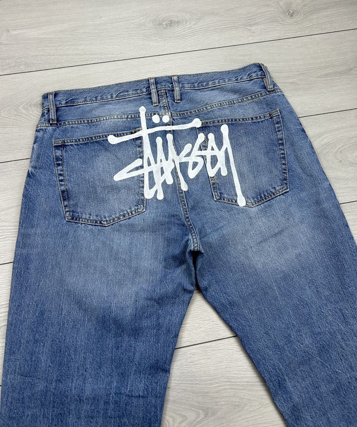 Stussy Custom Stussy denim jeans size 36 Size US 36 / EU 52 - 3 Thumbnail