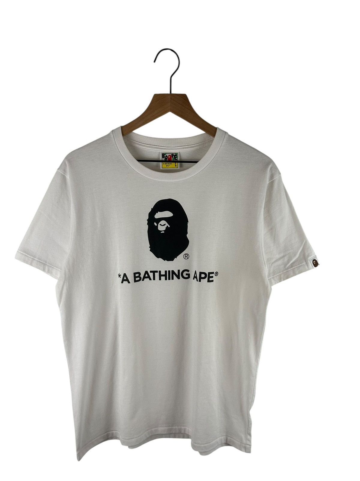 Bape Bape Logo Print T-Shirt Size US L / EU 52-54 / 3 - 1 Thumbnail