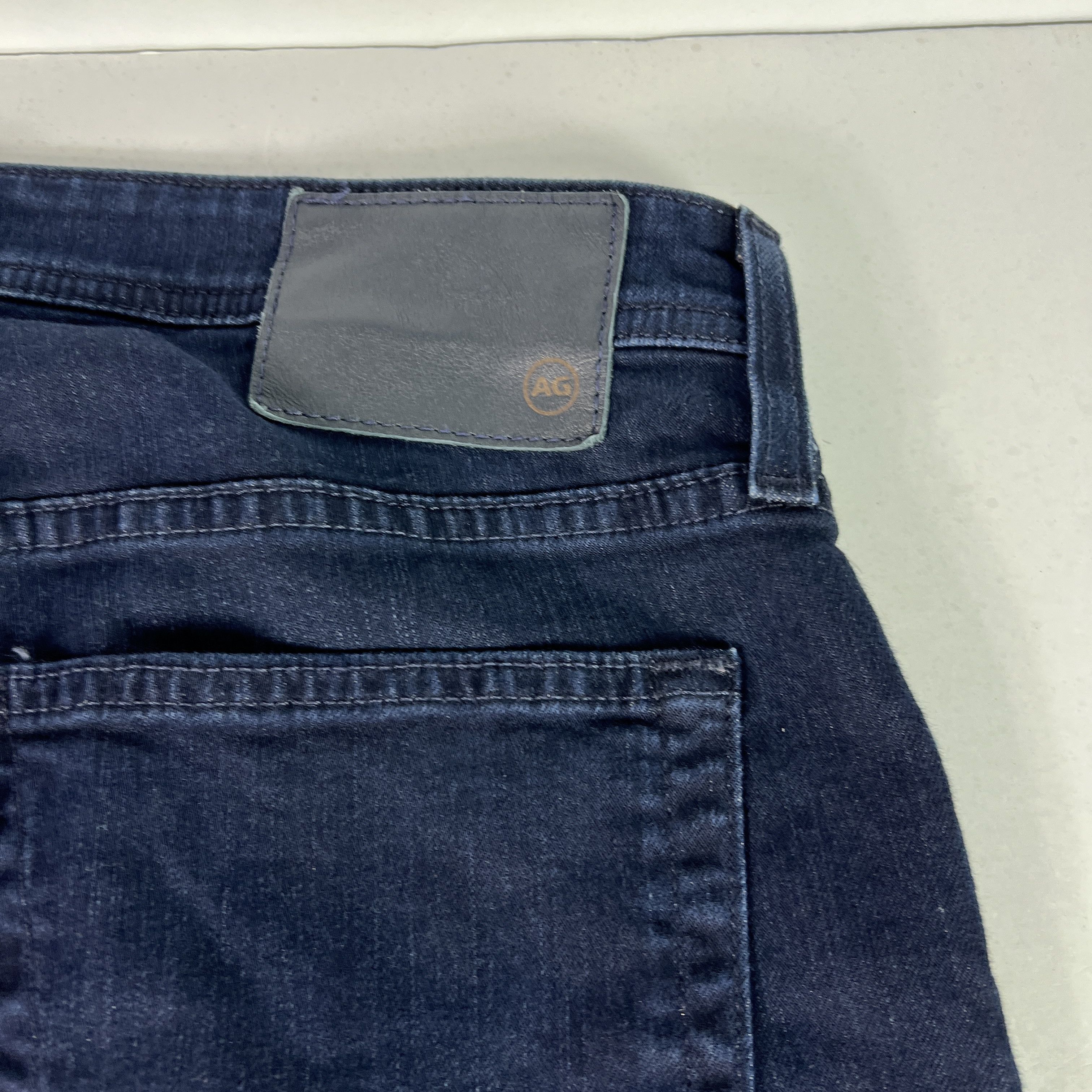 AG Adriano Goldschmied AG Adriano Goldschmied Jeans Tellis Slim Dark Blue Denim Size US 31 - 12 Thumbnail