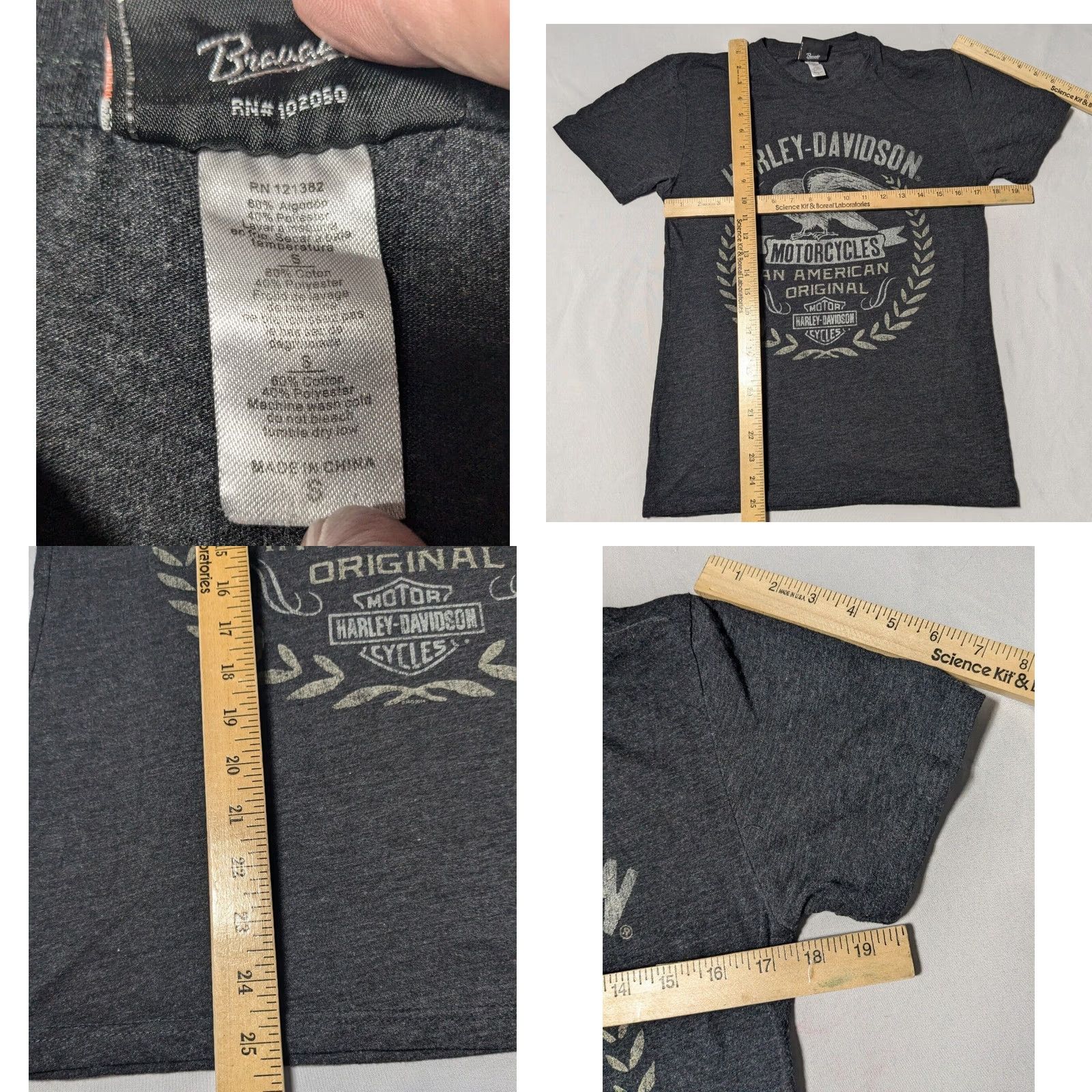 Harley Davidson Harley-Davidson VOODOO MARDI GRAS NEW ORLEANS FRENCH QUARTER Men Small Heather Gray T-Shirt Size US S / EU 44-46 / 1 - 8 Thumbnail