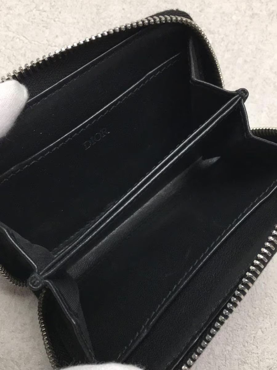 Dior Dior Monogram Canvas Coin Case Black Size ONE SIZE - 5 Thumbnail