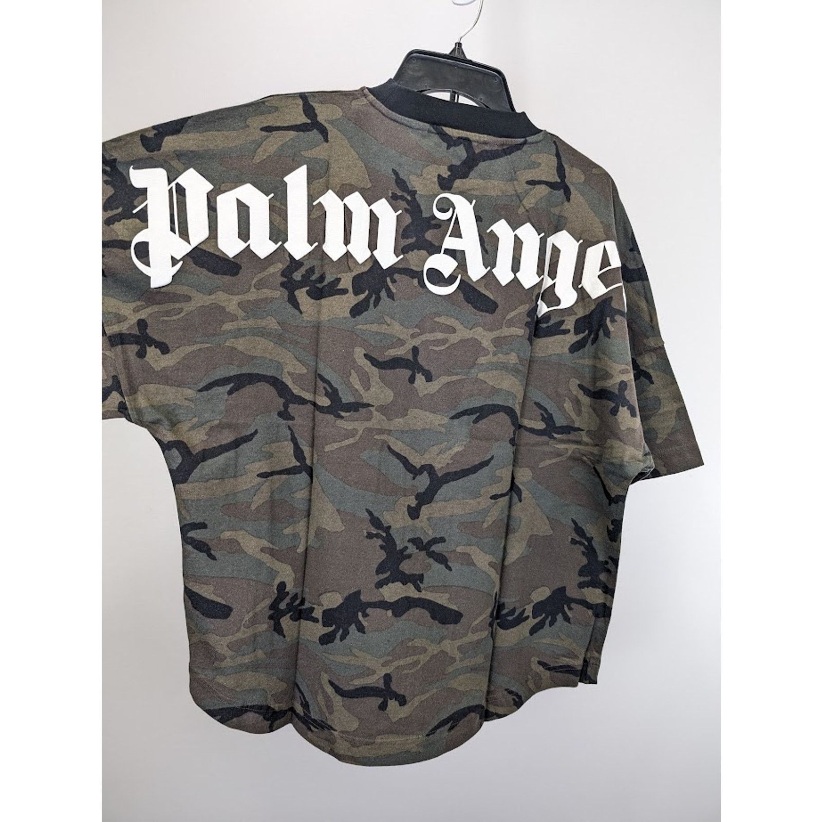 Palm Angels o1rshd1 Q:2 / Camo Classic Logo Over Tee in Military Black Size US XS / EU 42 / 0 - 13 Thumbnail